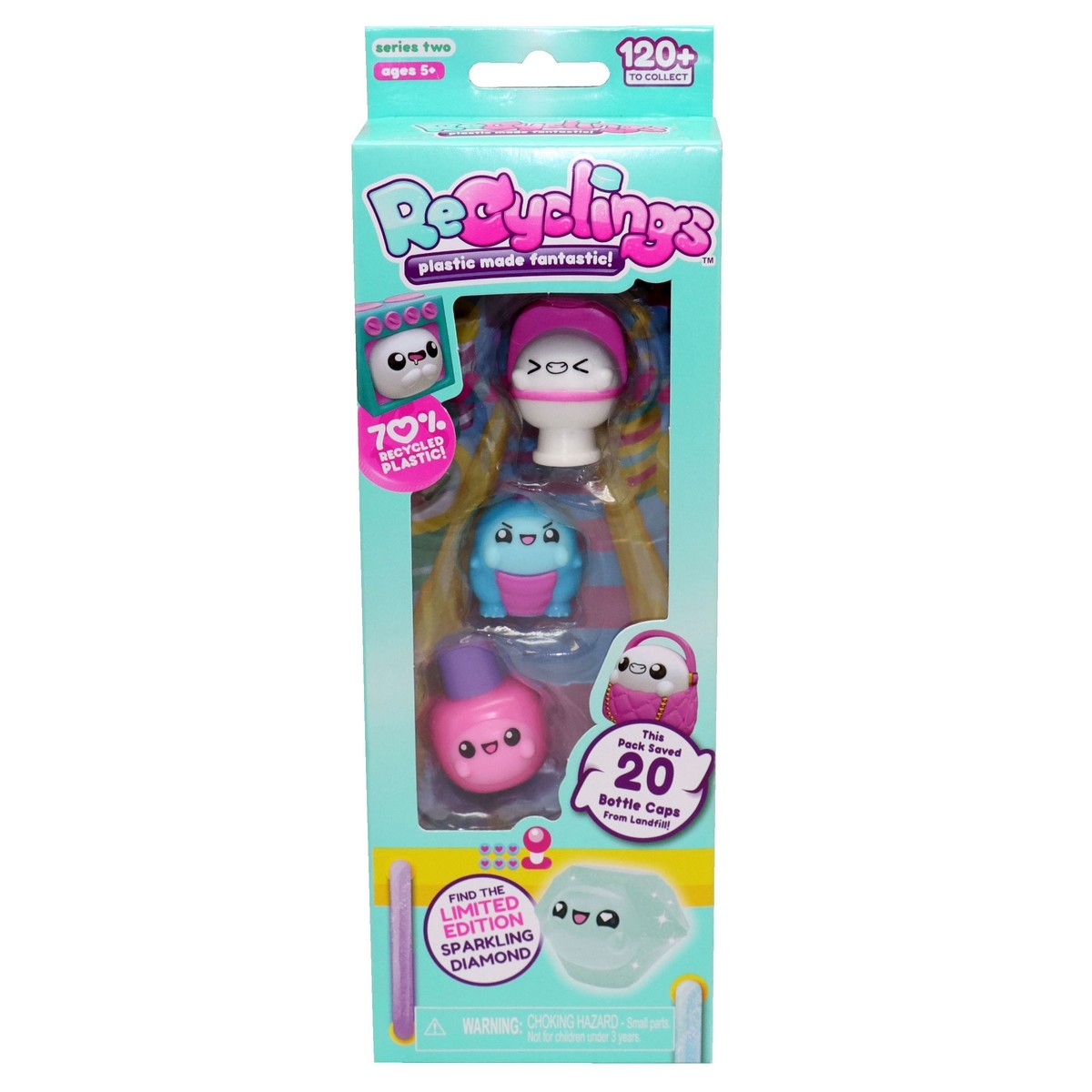 ريسايكلينغز كوليكتبل مجموعة شخصيات أكشن متنوعة للجنسين عمر 5-7 سنوات مجموعة من 4