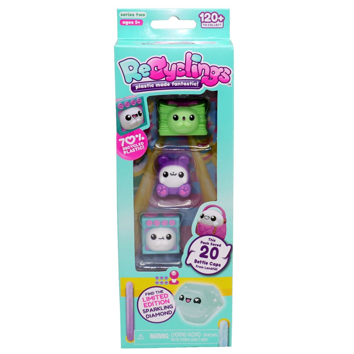 ريسايكلينغز كوليكتبل مجموعة شخصيات أكشن متنوعة للجنسين عمر 5-7 سنوات مجموعة من 4