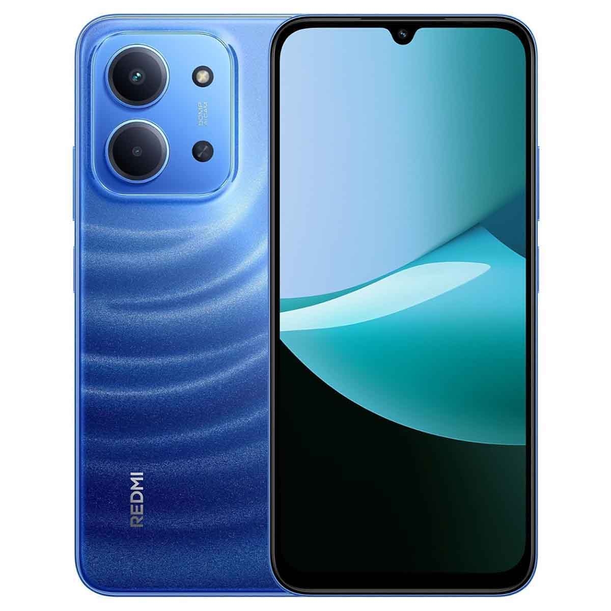 ريدمي 15C 4G جوال اندرويد (8 جيجابايت RAM، 256 جيجابايت تخزين) - أزرق مونلايت
