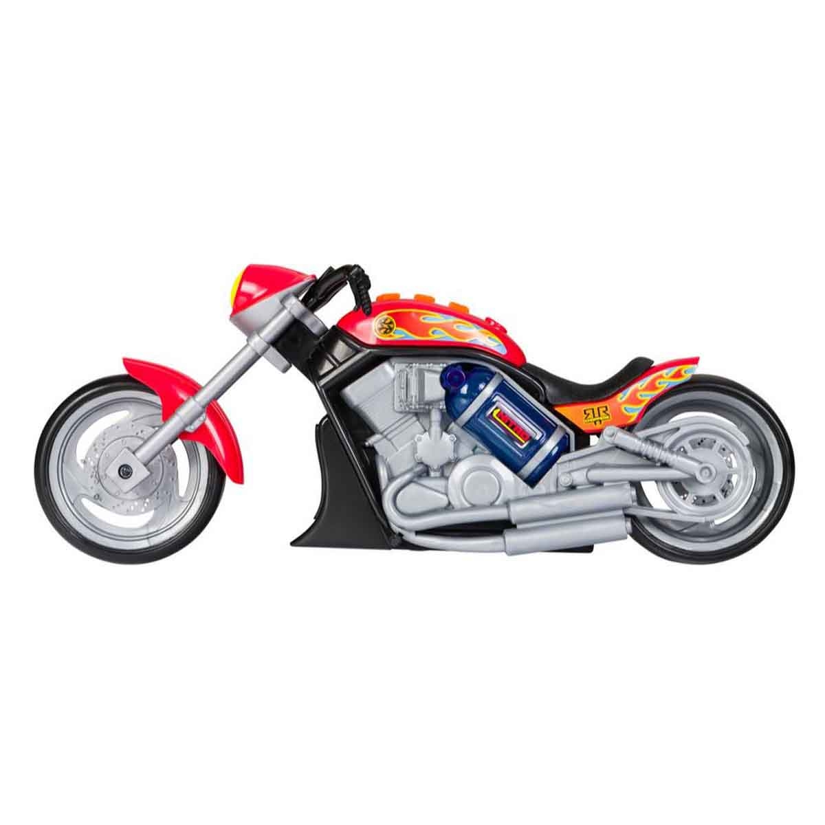 رود ريبرز دراجة نيترو بيرناوت تشوبر بإضاءة وأصوات متنوعة للأولاد، عمر 3-4 سنوات