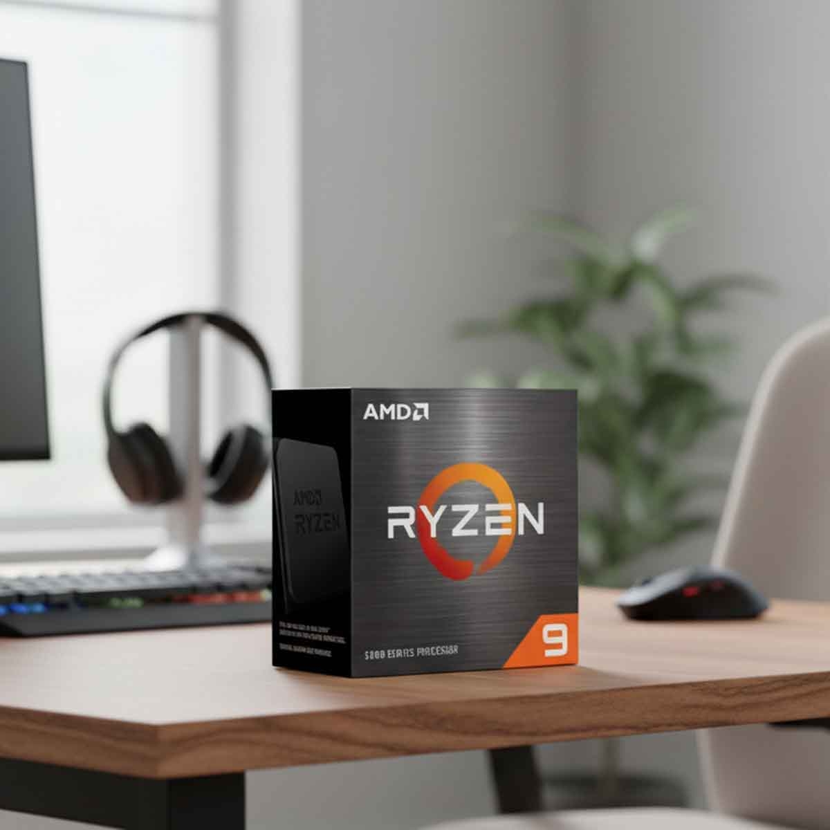 إيه إم دي رايزن 9 5900 إكس تي معالج بسرعة 3.3 جيجاهرتز و12 نواة و24 خيط معالجة وذاكرة مؤقتة 72 ميجابايت
