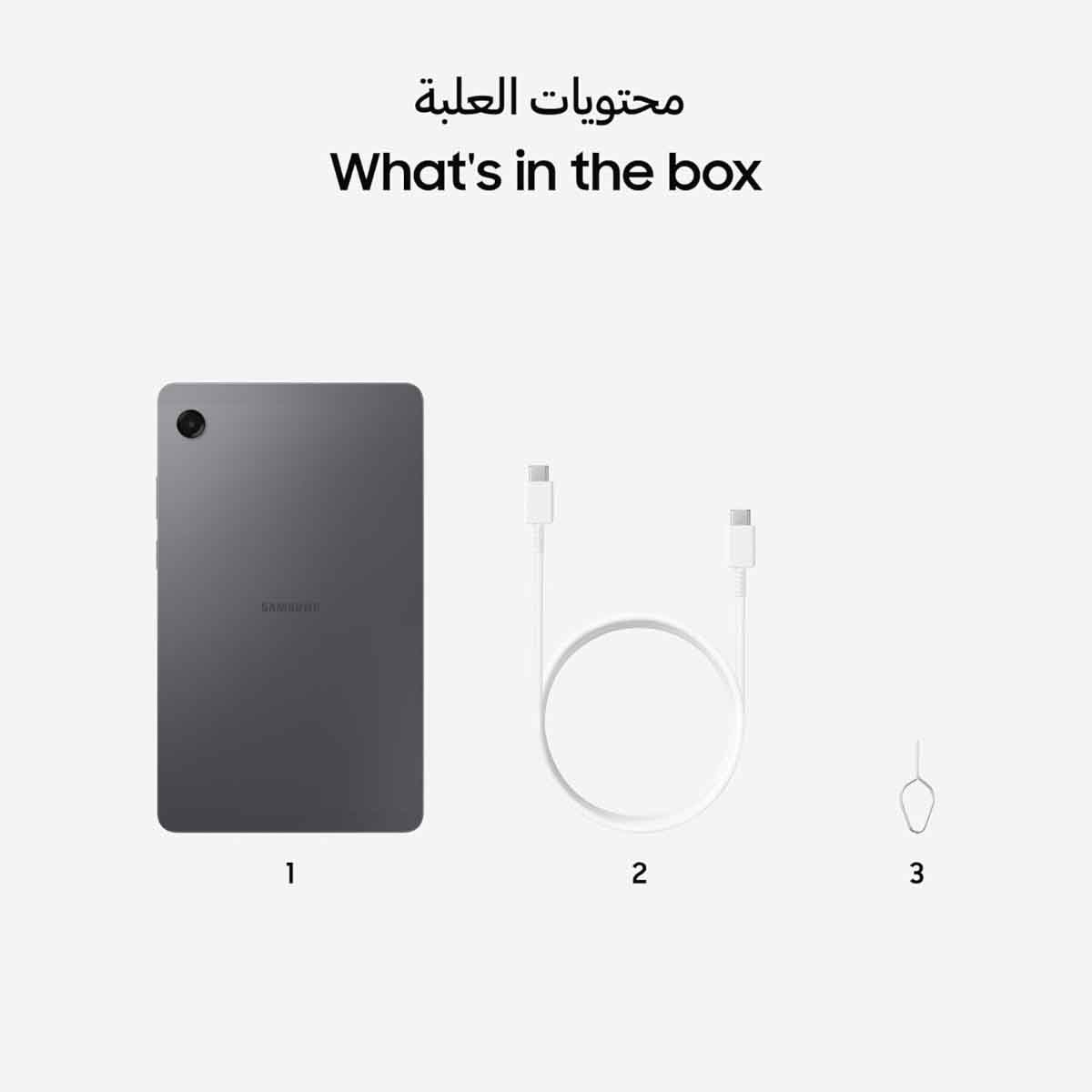 سامسونج جالاكسي تاب A11 واي فاي جهاز لوحي أندرويد 8 جيجابايت رام 128 جيجابايت