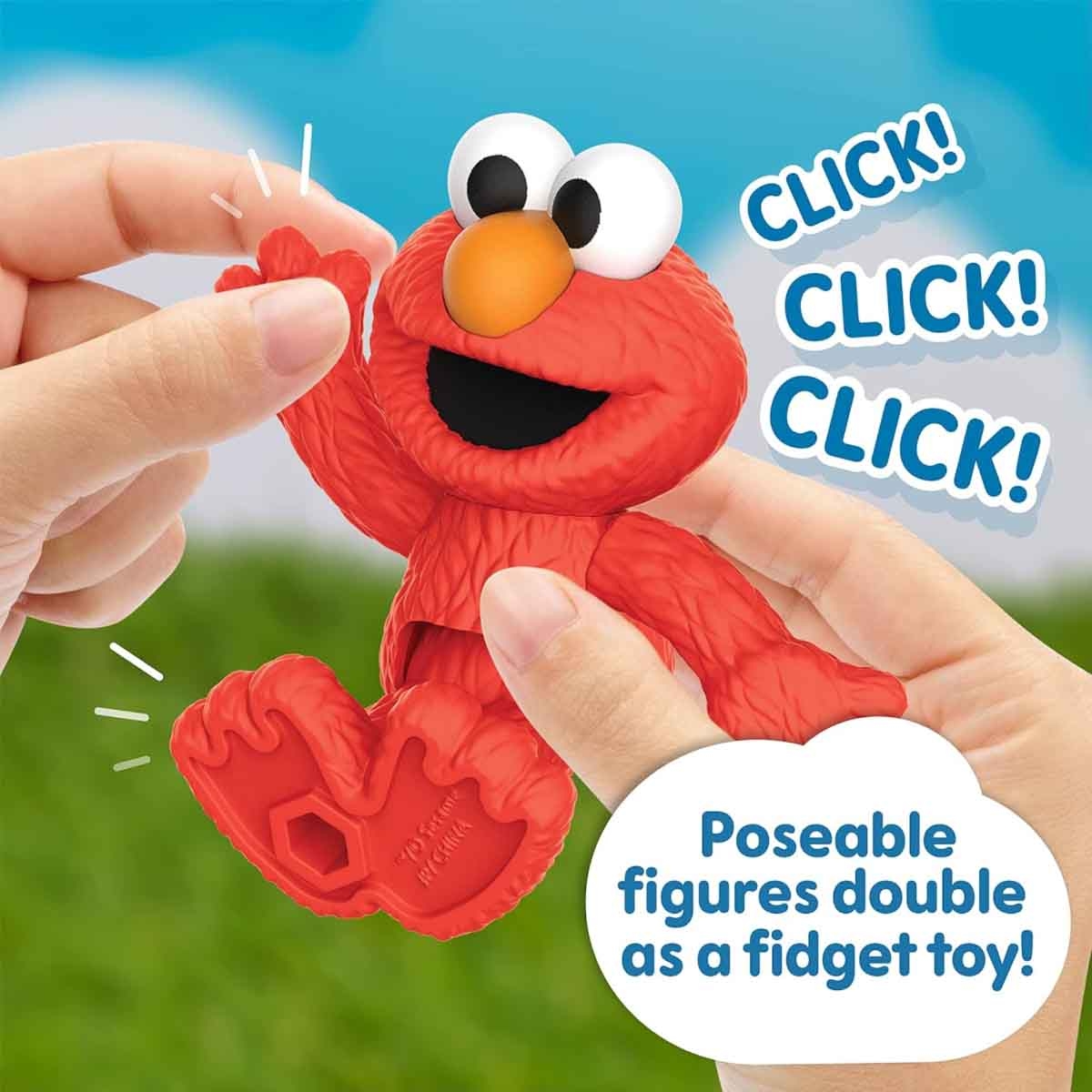 سمسم ستريت مجموعة شخصيات أصدقاء الحي 6 قطع للجنسين، 3-4 سنوات