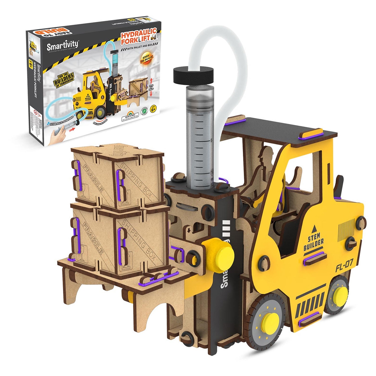 سمارتيفيتي مجموعة لعب رافعة هيدروليكية للجنسين، 5-7 سنوات