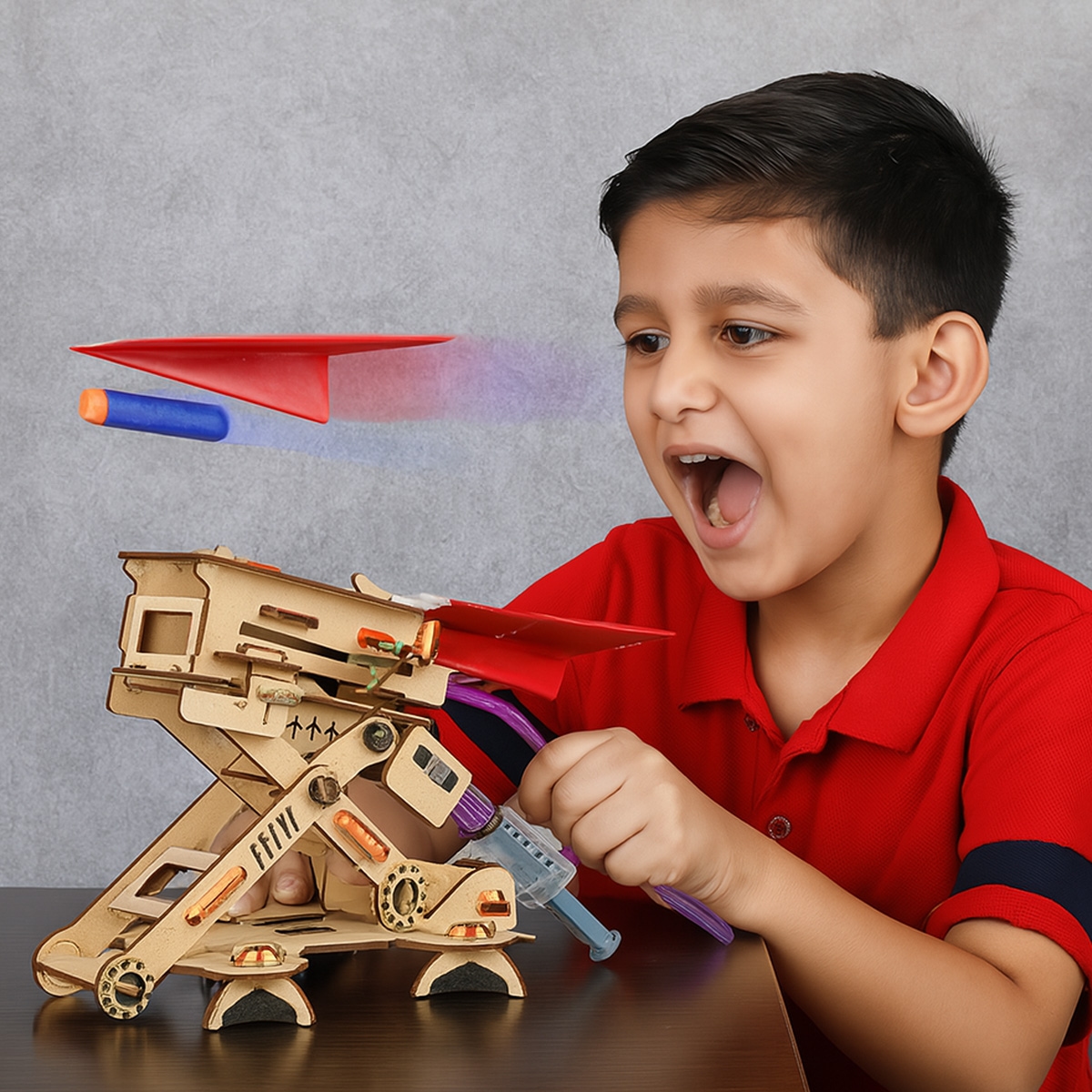 سمارتيفيتي لعبة إطلاق طائرة هيدروليكية للجنسين، 5-7 سنوات