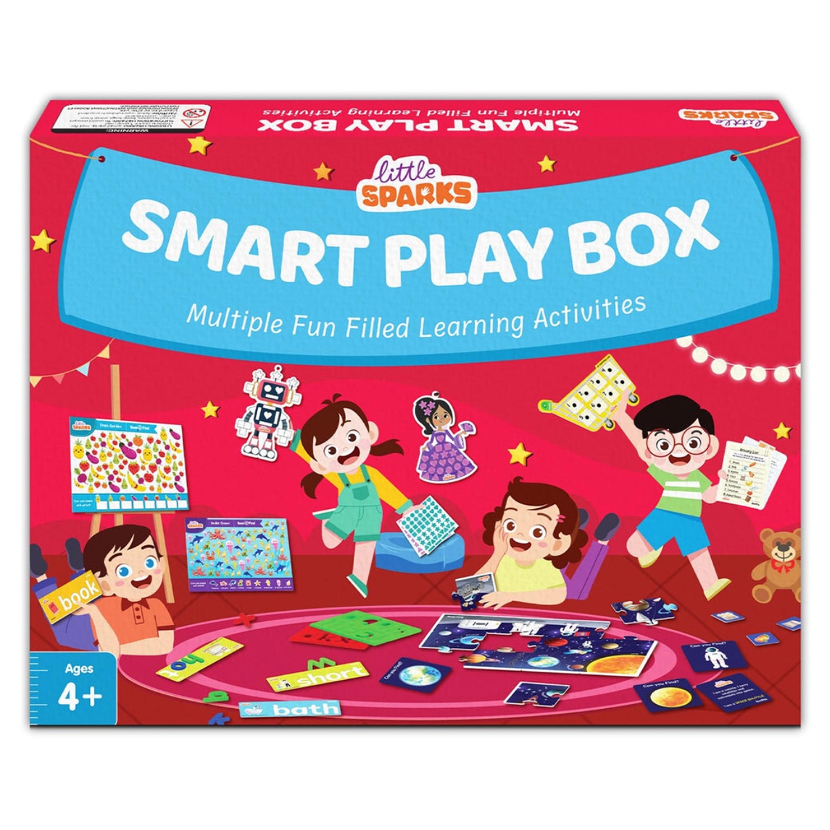 سمارتيفيتي صندوق اللعب الذكي ليتل سباركس للجنسين، 3-4 سنوات