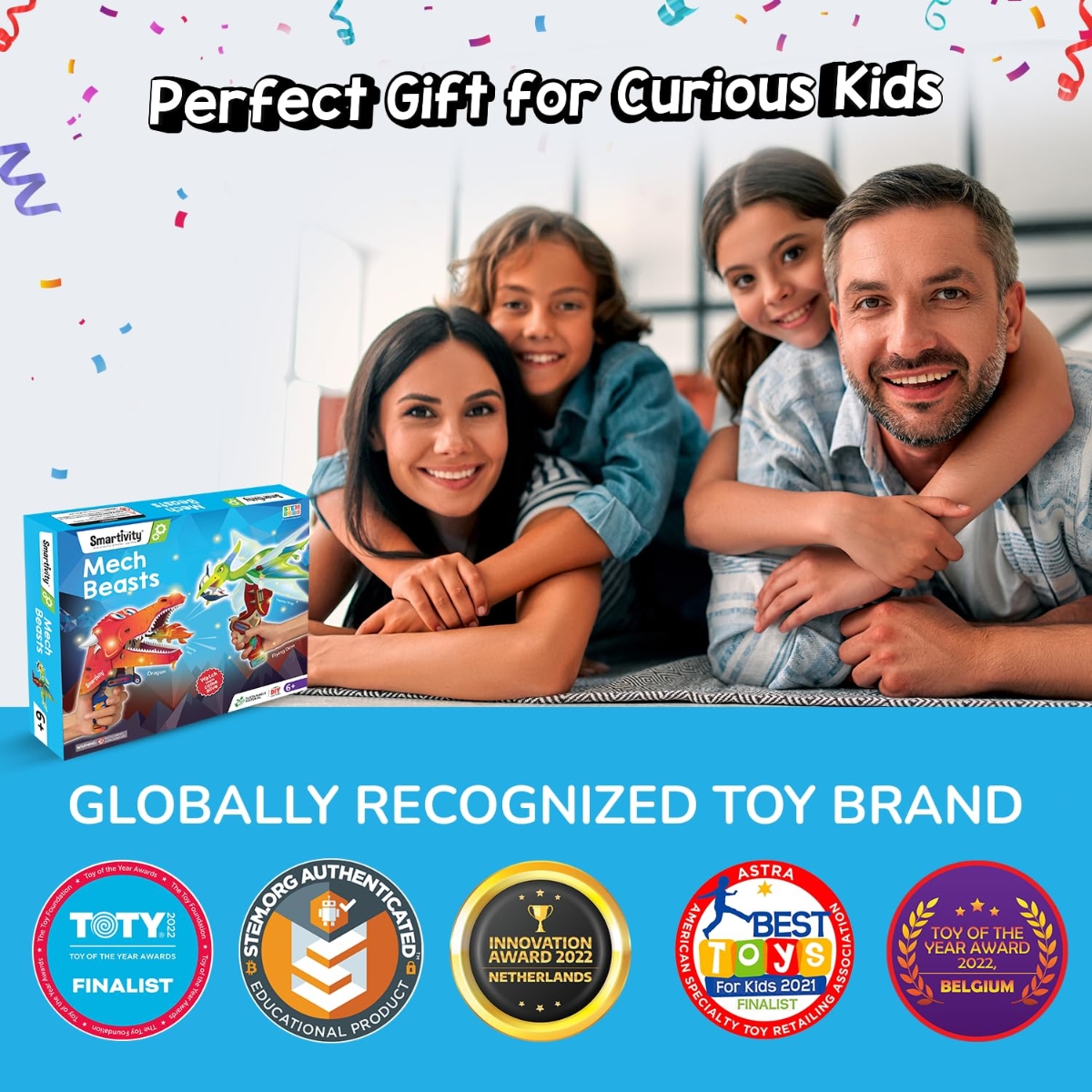 سمارتيفيتي مجموعة علوم الحيوانات 2 في 1 للجنسين، 8-10 سنوات