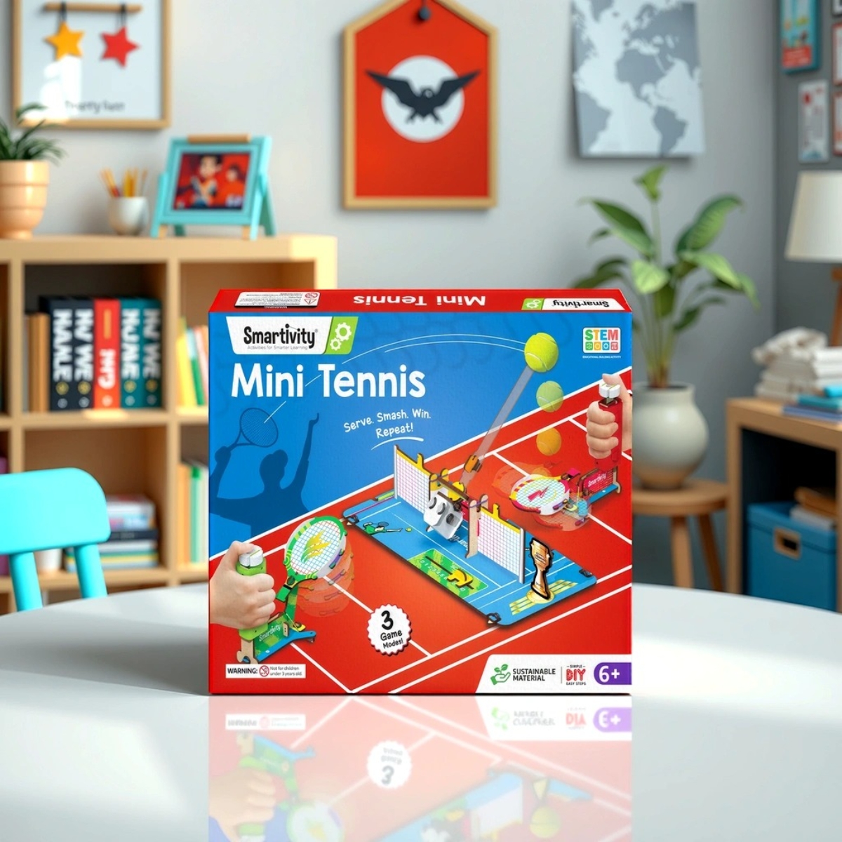 سمارتيفيتي لعبة بناء تنس مصغر للجنسين، 8-10 سنوات