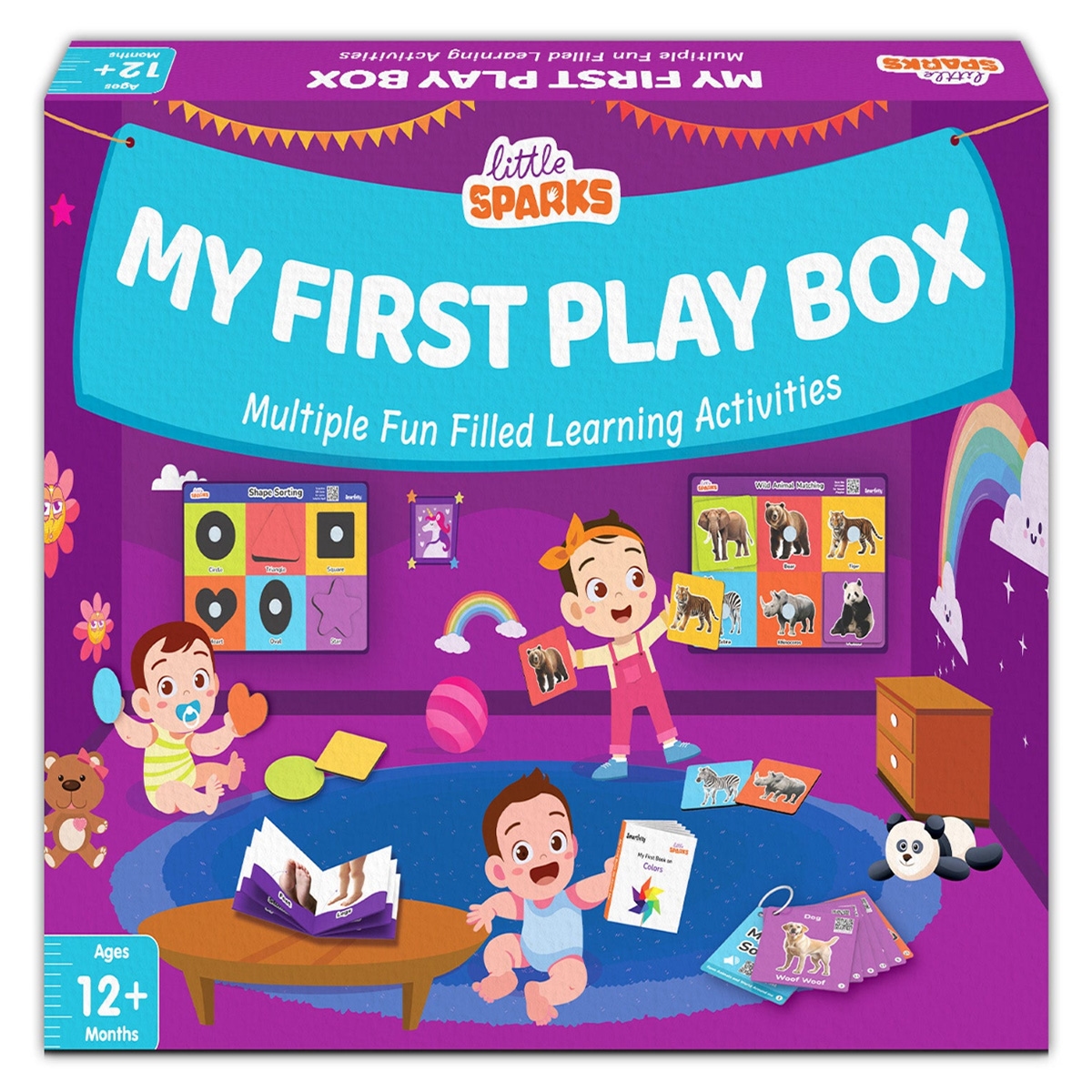 سمارتيفيتي صندوق اللعب الأول للأطفال، 0-2 سنوات