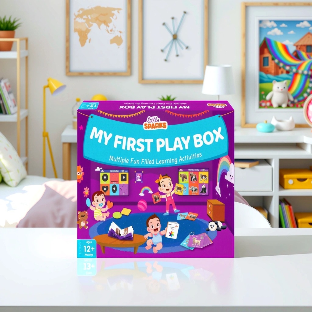 سمارتيفيتي صندوق اللعب الأول للأطفال، 0-2 سنوات