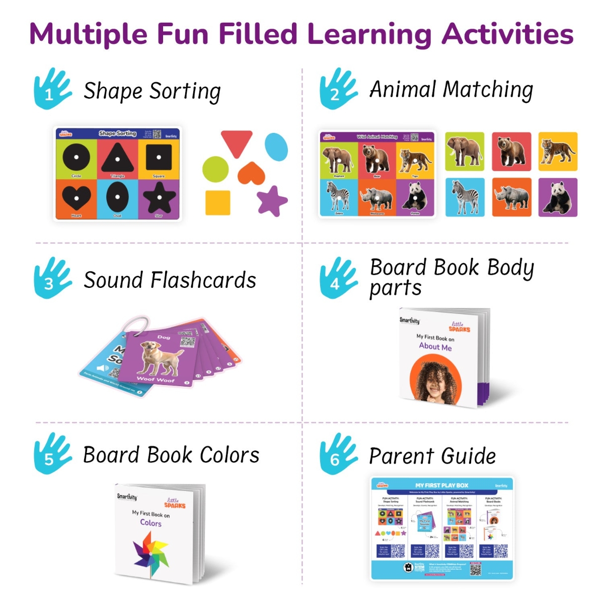 سمارتيفيتي صندوق اللعب الأول للأطفال، 0-2 سنوات