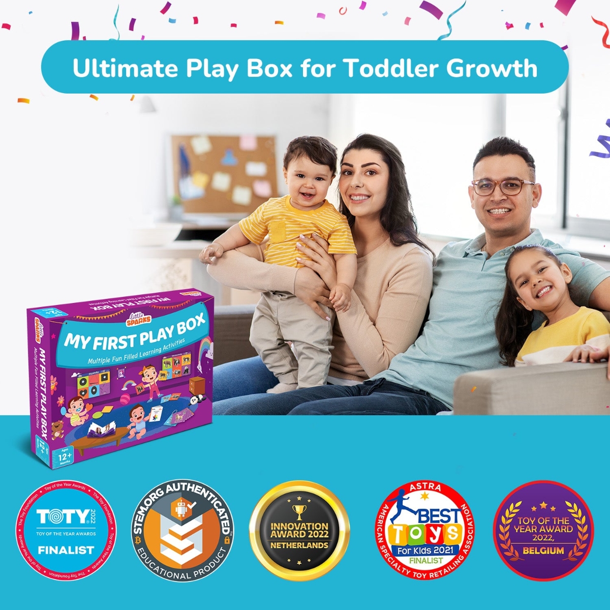 سمارتيفيتي صندوق اللعب الأول للأطفال، 0-2 سنوات