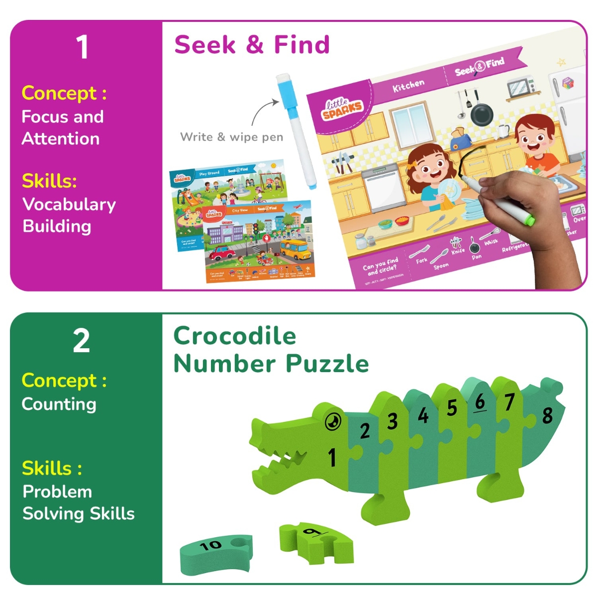 سمارتيفيتي مجموعة علوم اللعب والتعلم للجنسين، 3-4 سنوات