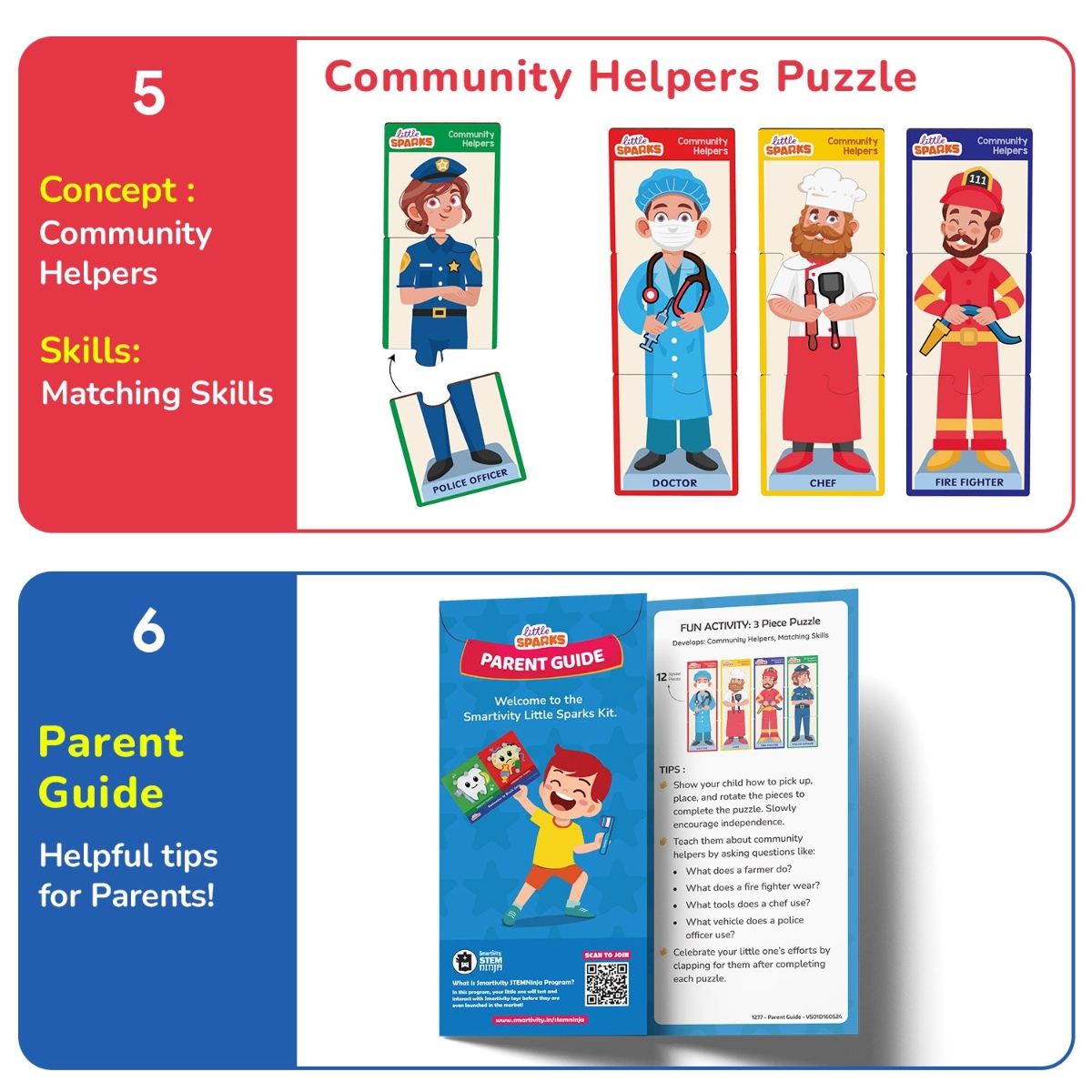 سمارتيفيتي مجموعة علوم اللعب والتعلم للجنسين، 3-4 سنوات