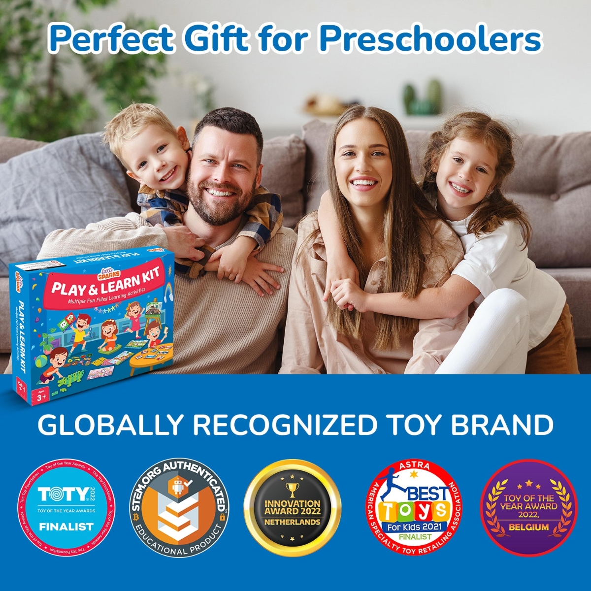 سمارتيفيتي مجموعة علوم اللعب والتعلم للجنسين، 3-4 سنوات