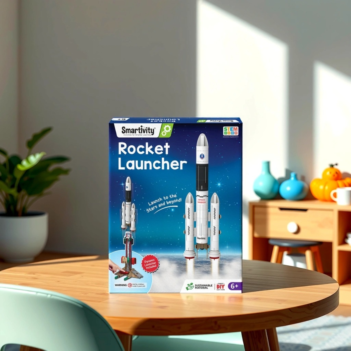 سمارتيفيتي مجموعة علوم لعبة إطلاق الصواريخ للجنسين، 8-10 سنوات