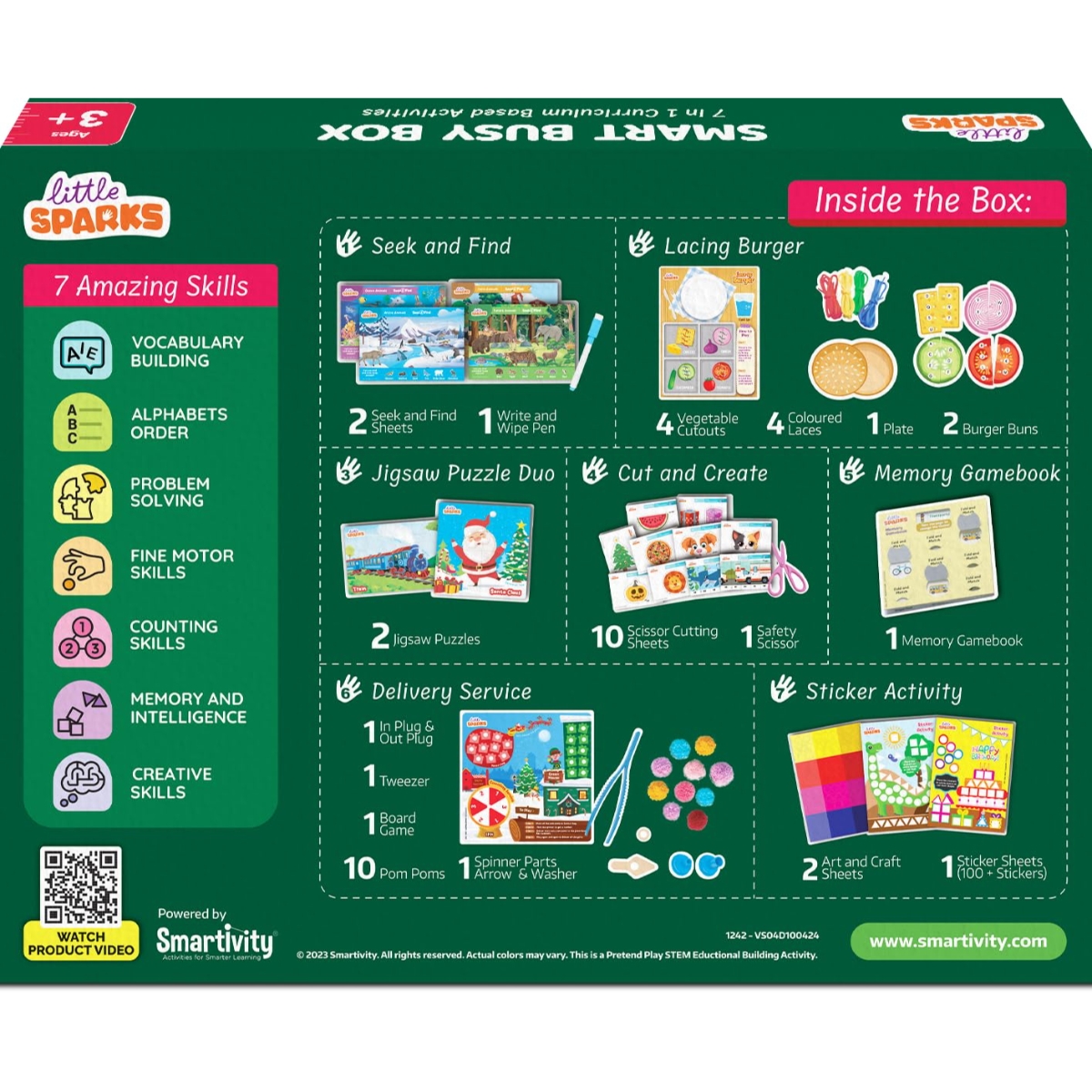 سمارتيفيتي صندوق ذكي مشغول للجنسين، 5-7 سنوات