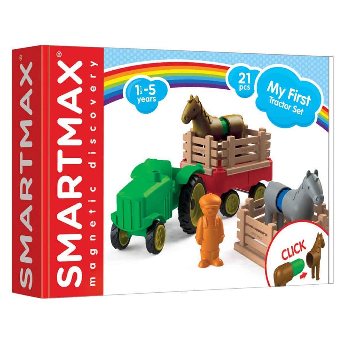 سمارت ماكس مجموعة جرار مغناطيسية مزرعتي الأولى للجنسين 3 - 4 سنوات