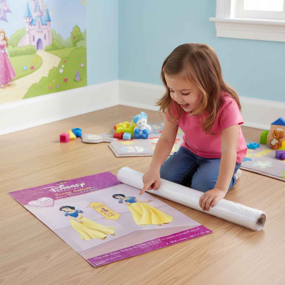 ديزني برنسيس مجموعة 2-قطعة إضافات خلفية مشهد سنو وايت