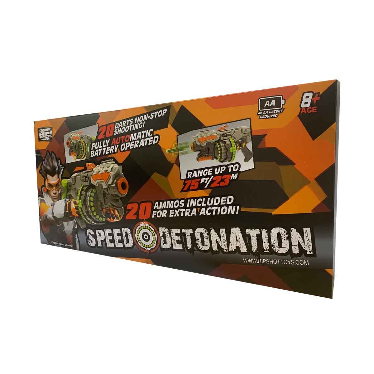 هيب شوت لعبة قاذف إسفنجي موديل FJ8034 للجنسين، عمر 8-10 سنوات