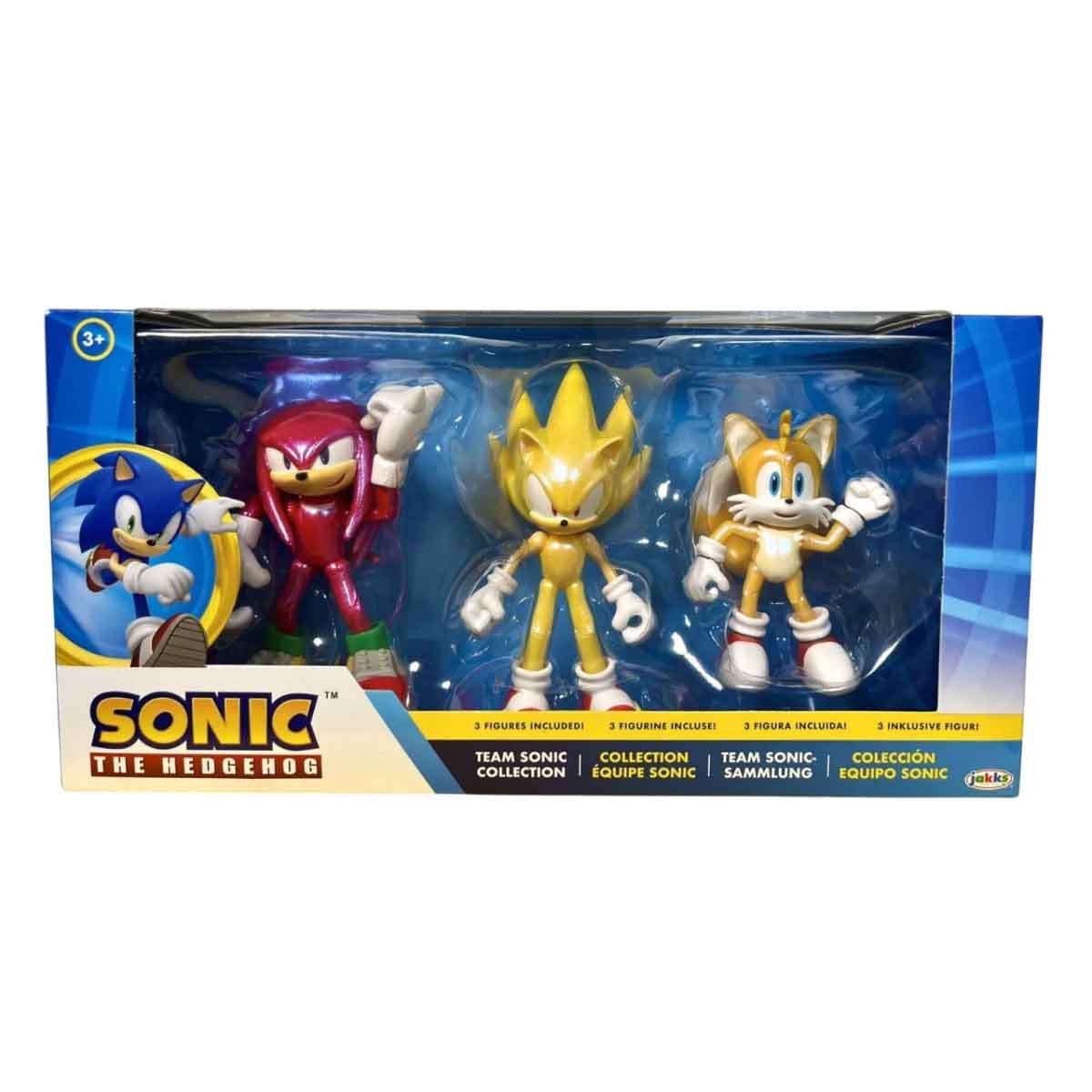 سونيك مجموعة مجسمات اكشن كلاسيك 4 هيدجهوج 3 قطع للاطفال من عمر 3-4 سنوات
