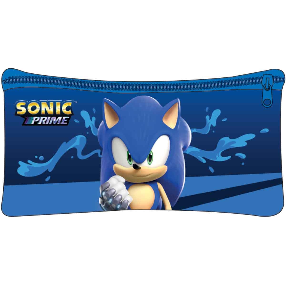 سونيك مجموعة حقيبة ترولي 5 في 1 مقاس 14 انش مع صندوق غداء وزجاجة ومقلمة وحقيبة غداء