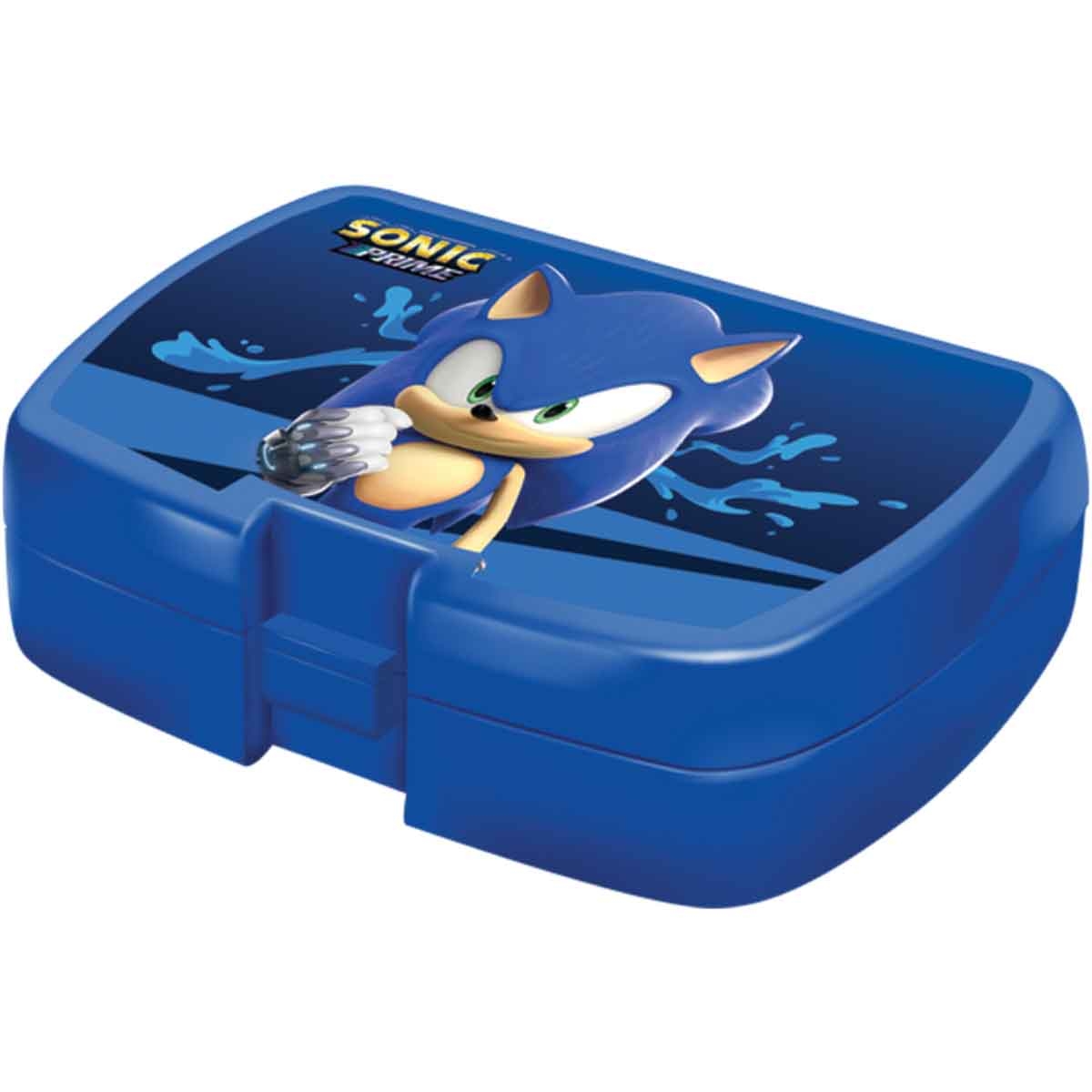 سونيك مجموعة حقيبة ترولي 5 في 1 مقاس 14 انش مع صندوق غداء وزجاجة ومقلمة وحقيبة غداء