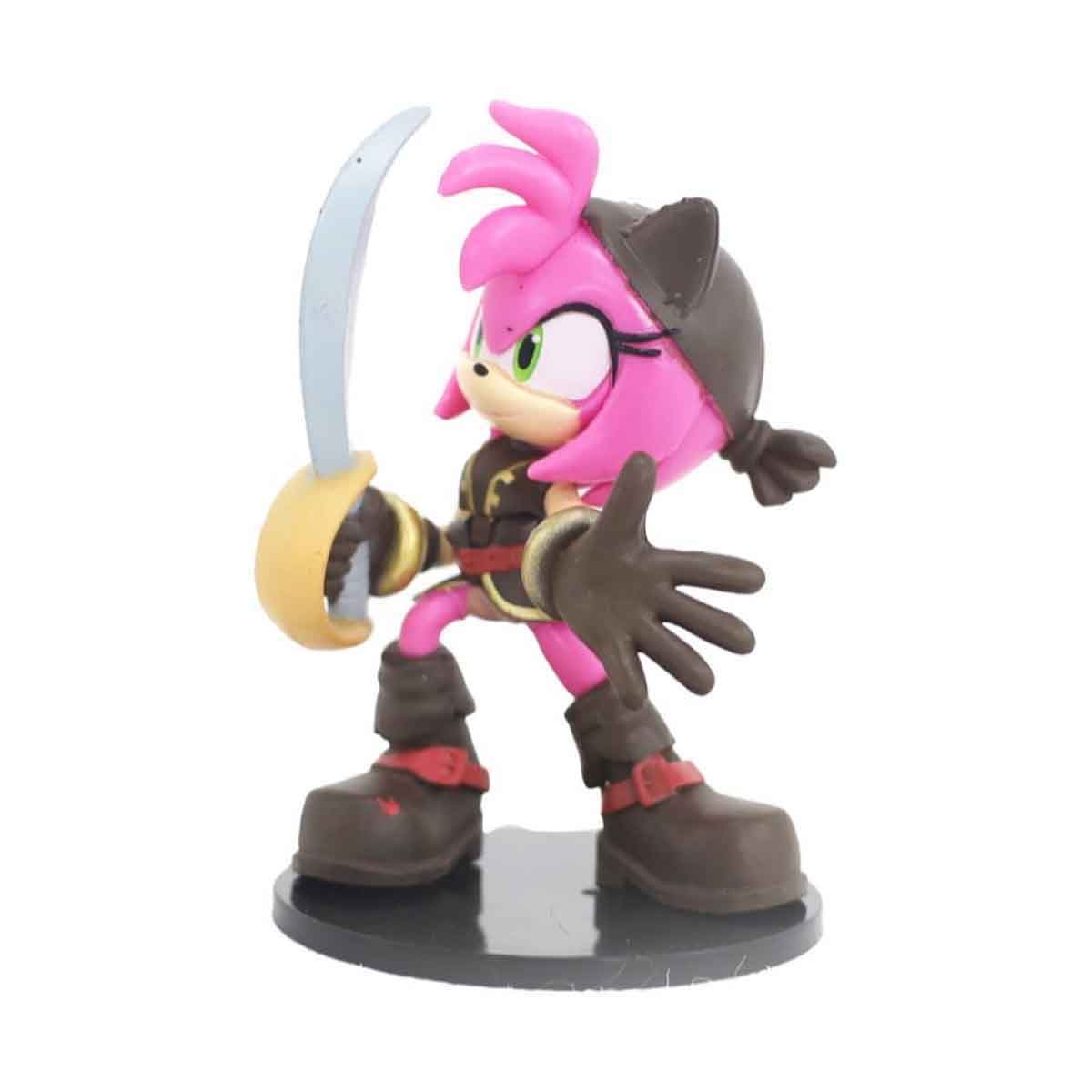 سونيك طقم فيغر أكشن 3 إنش 4 قطع منوعة للجنسين، 3-4 سنوات