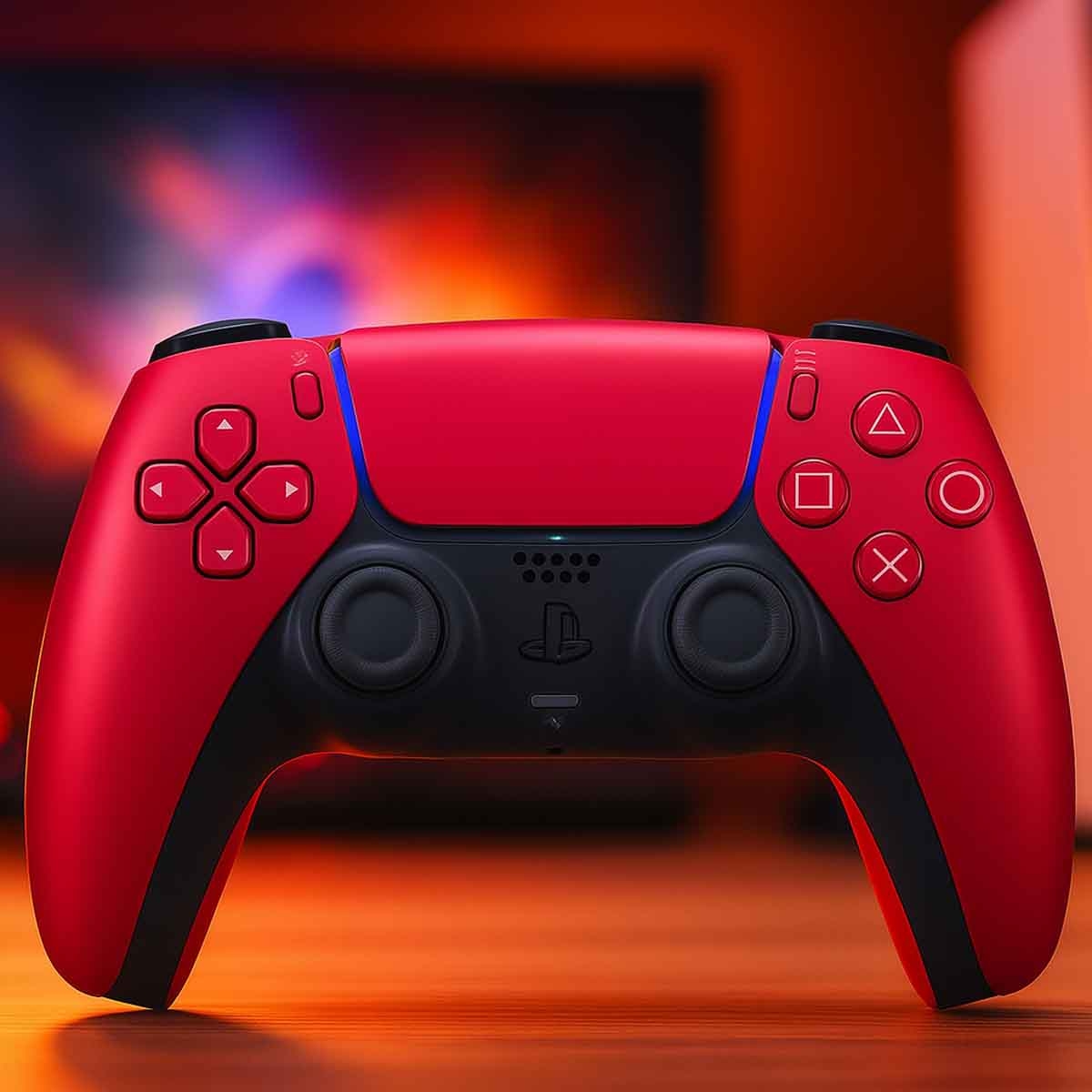 سوني بلايستيشن 5 قرص بلو-راي (نسخة السعودية) مع 2 وحدة تحكم (أبيض/أحمر) + حزمة إف سي 26