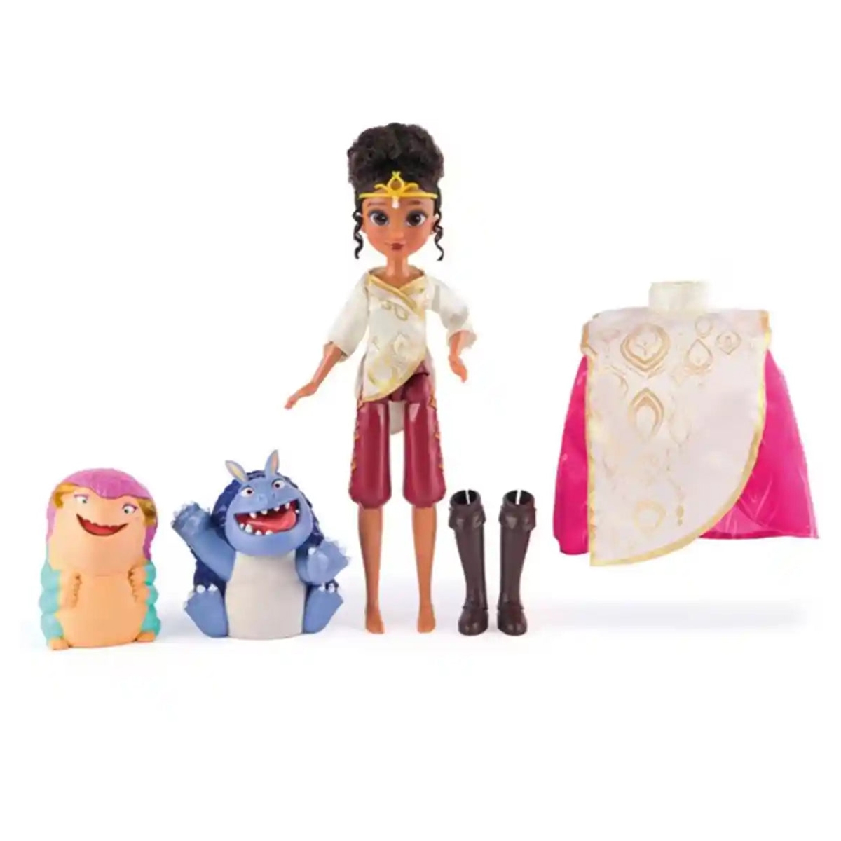 سبلباوند دمية أميرة إيليان 24 إنش مع وحوش قابلة للجمع للبنات، 5-7 سنوات، عدد 3