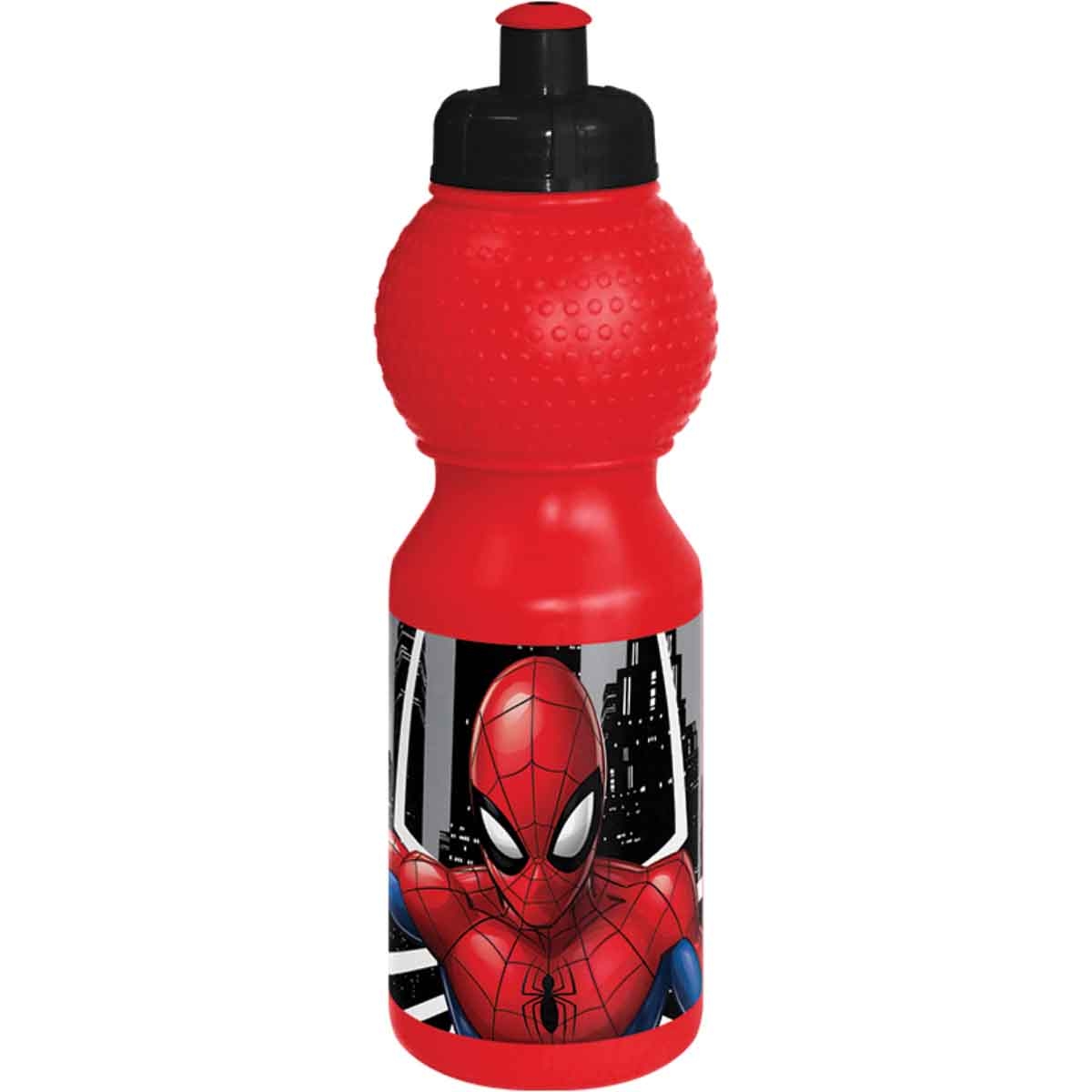 سبايدر مان مجموعة حقيبة ترولي بعجلات 5 في 1 مقاس 16 انش مع صندوق غداء وزجاجة ومقلمة وحقيبة غداء