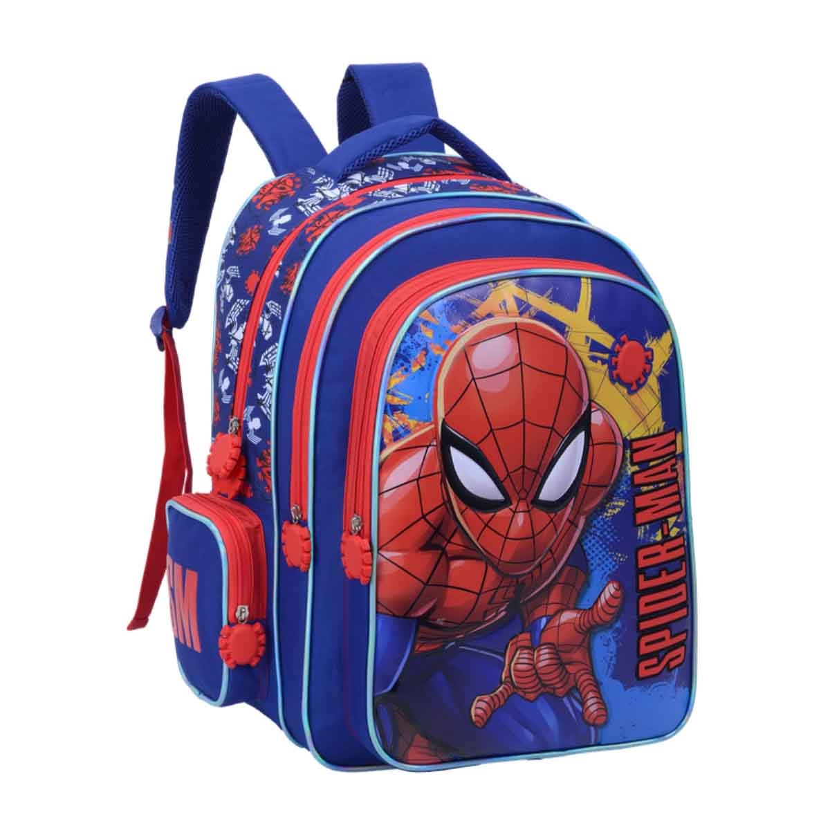 سبايدر مان حقيبة ظهر مارفل بتصميم كلاسيكي مقاس 18 انش