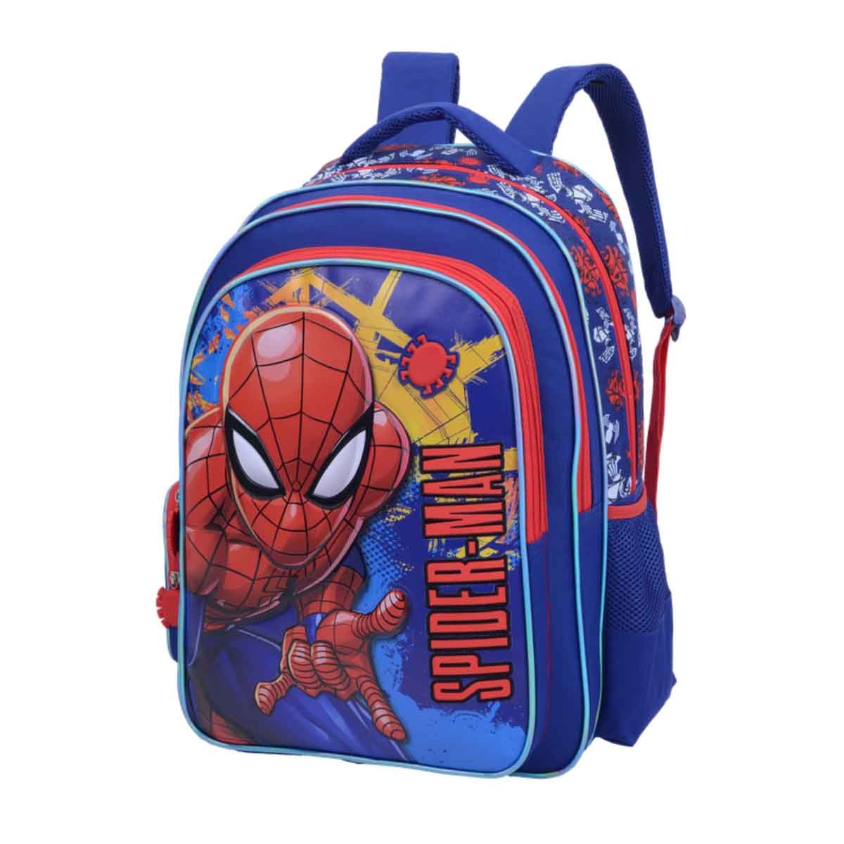سبايدر مان حقيبة ظهر مارفل بتصميم كلاسيكي مقاس 18 انش