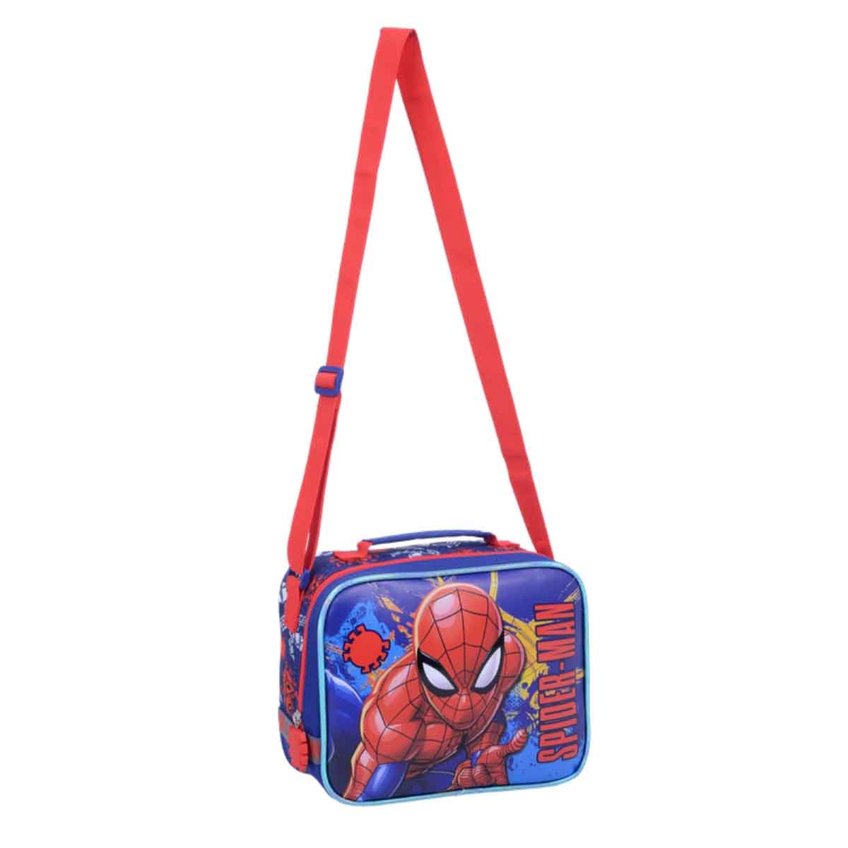 سبايدر مان حقيبة غداء مارفل سوبرهيرو معزولة