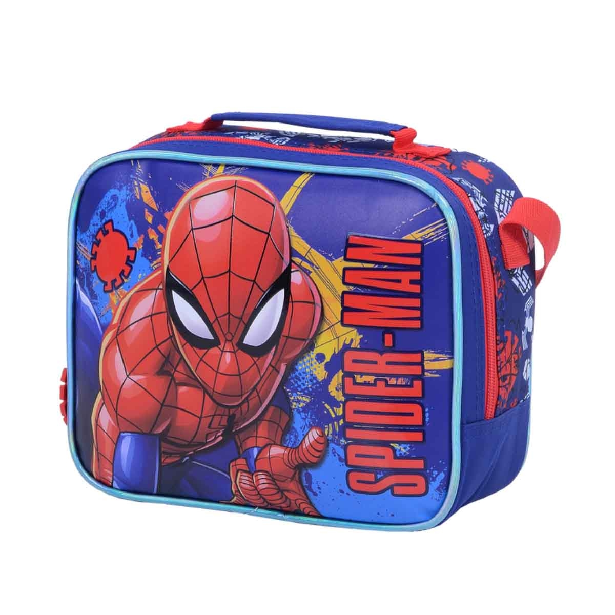 سبايدر مان حقيبة غداء مارفل سوبرهيرو معزولة
