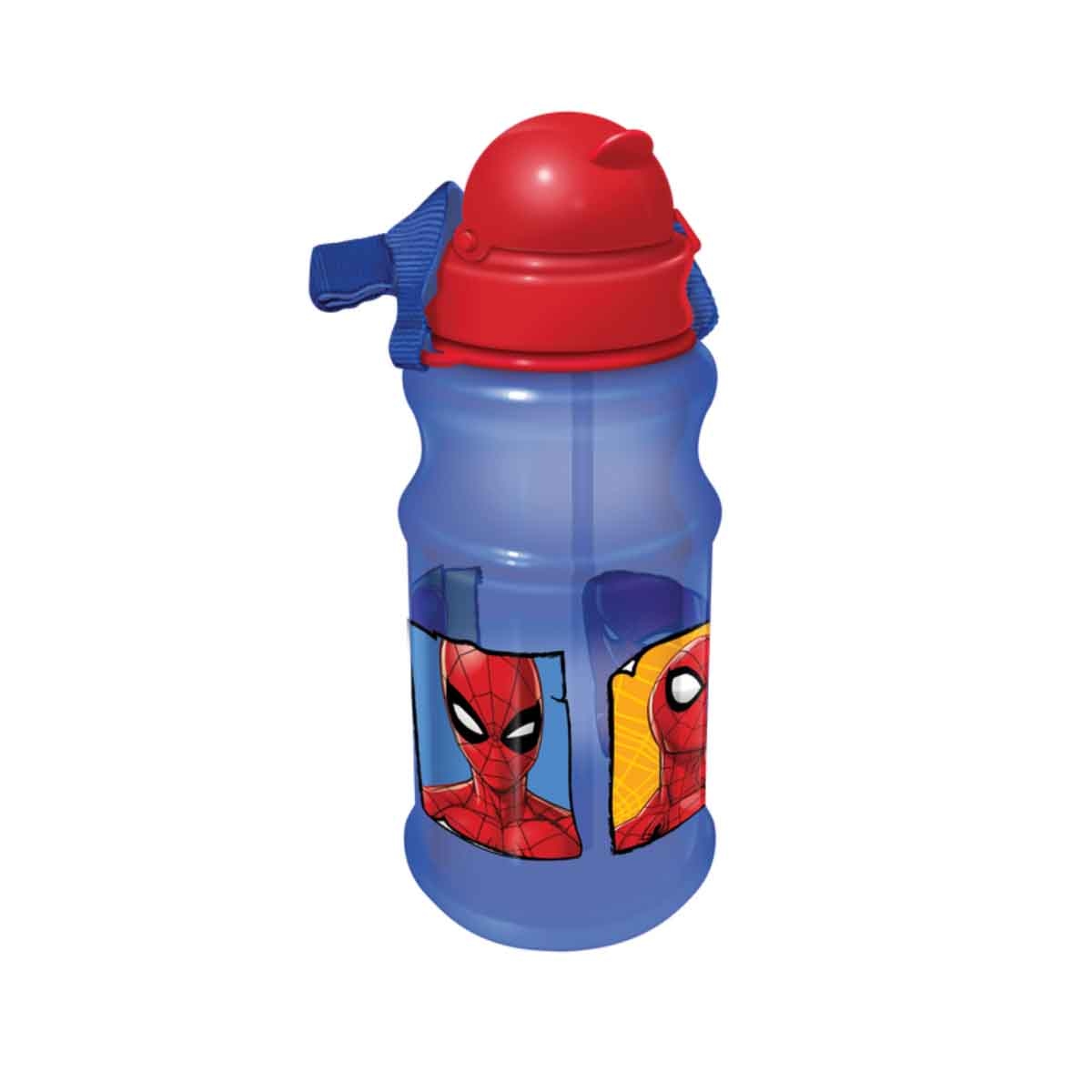 سبايدر مان زجاجة ماء شفافة مضادة للتسرب سعة 600 مل