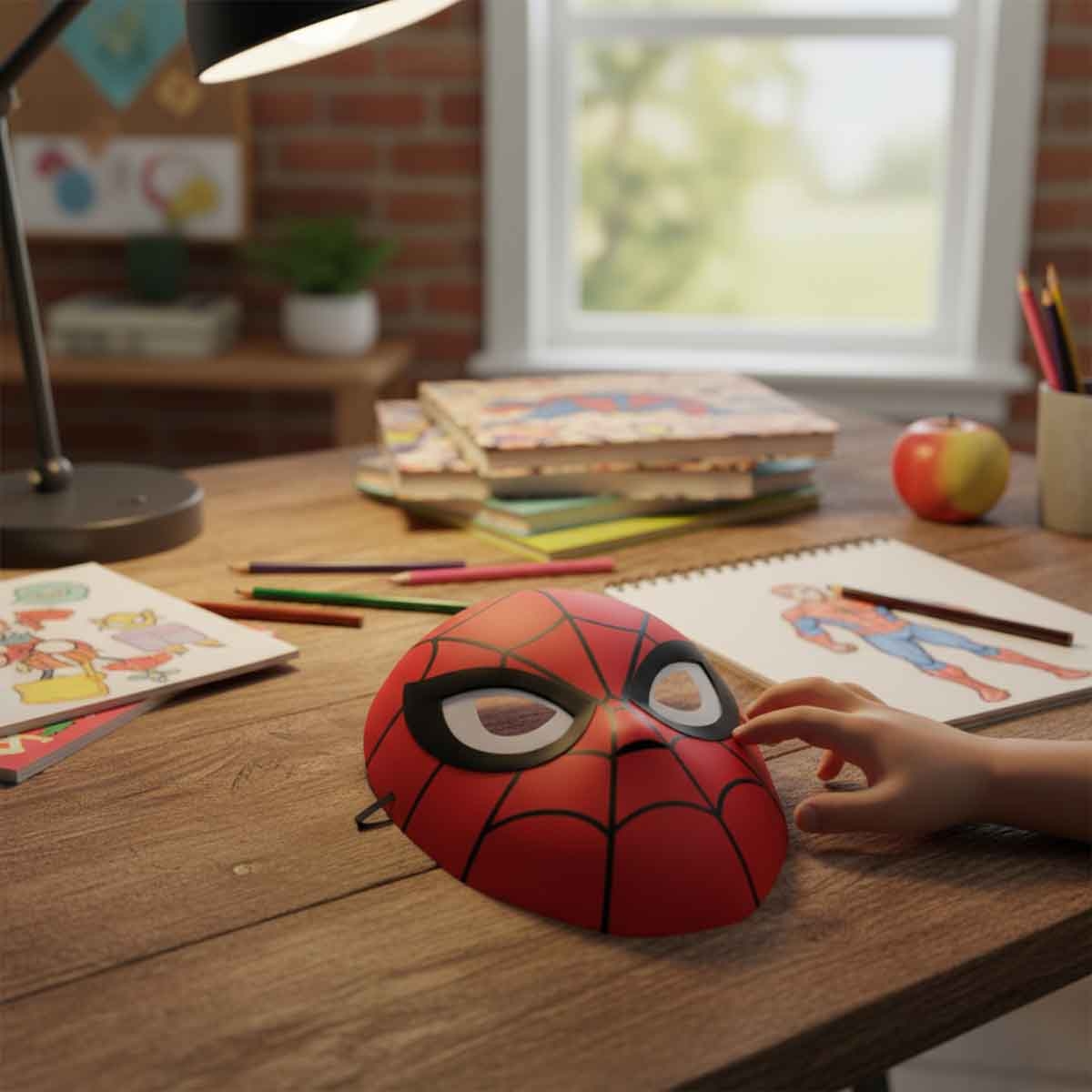 سبايدر مان قناع بلاستيك فاكيوم فورم