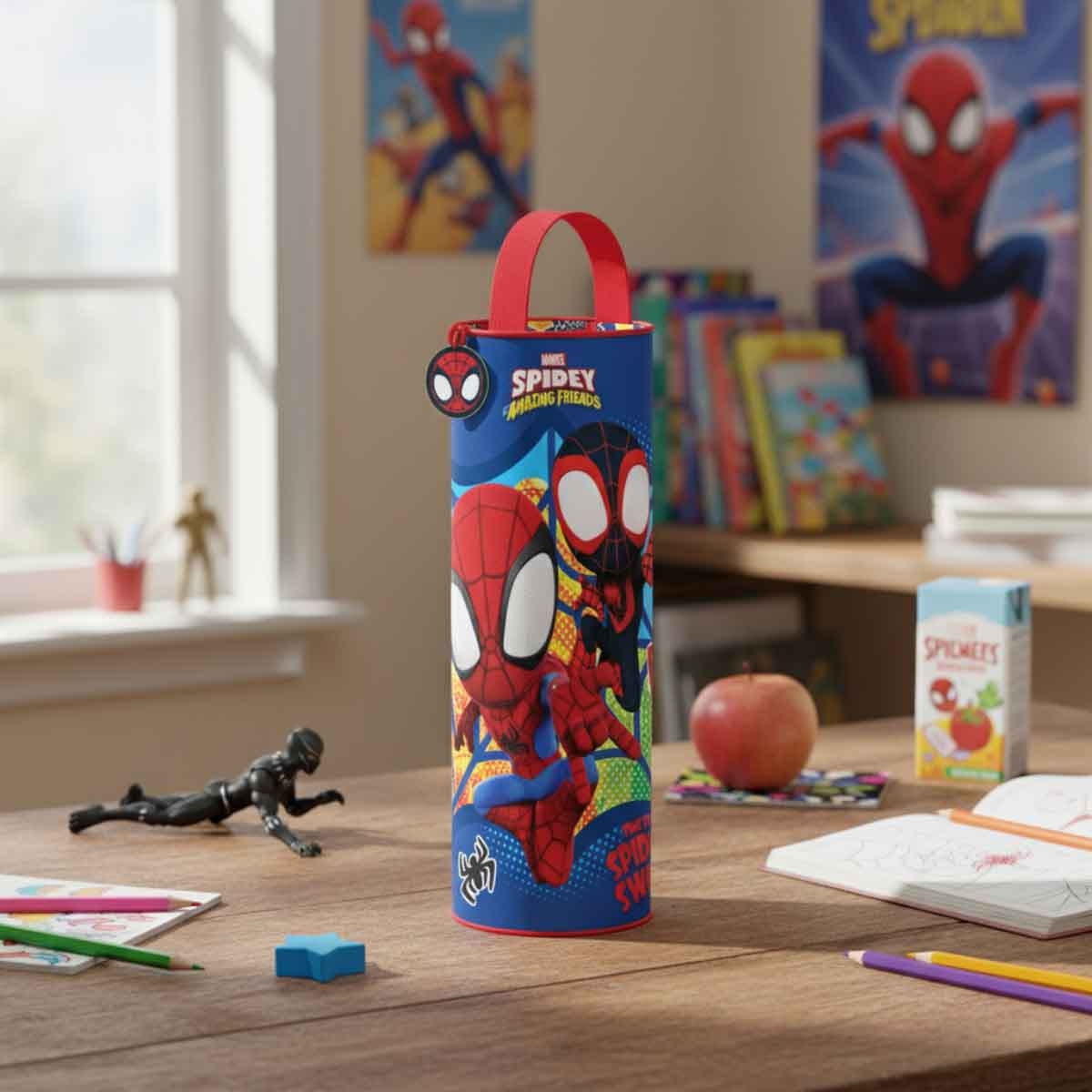 سبايدي آند هِز أمايزينغ فريندز مقلمة تنظيم قرطاسية بسحاب