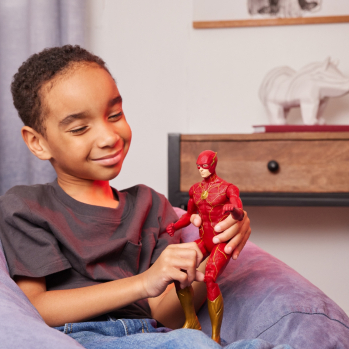 دي سي كوميكس 12 إنش دي سي يونيفرس مجموعة فيقرات حركة للجنسين، من عمر 3 إلى 4 سنوات