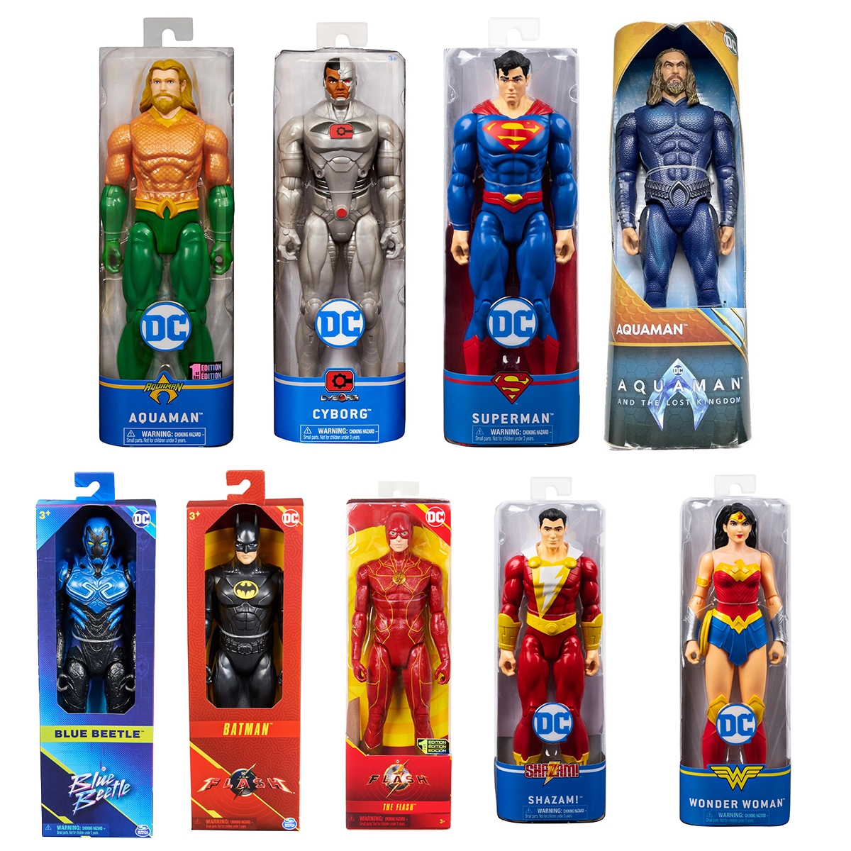 دي سي كوميكس 12 إنش دي سي يونيفرس مجموعة فيقرات حركة للجنسين، من عمر 3 إلى 4 سنوات