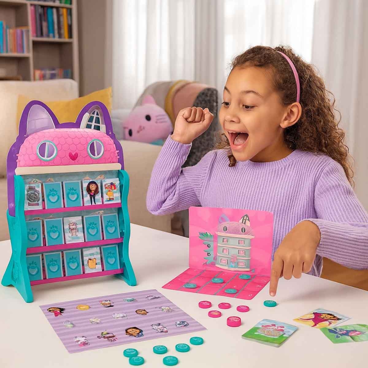 سبن ماستر جابي دالهاوس لعبة لوحية 8 ألعاب تحت سقف واحد للأولاد والبنات عمر 5-7 سنوات