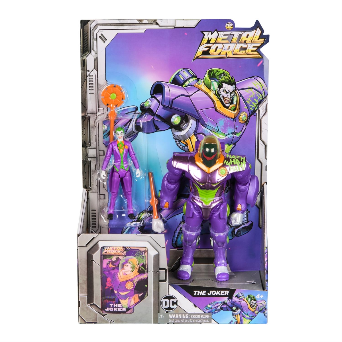 سبين ماستر مجموعة لعب مجسمات حركة باتمان ميتال فورس متنوعة للجنسين، 5-7 سنوات