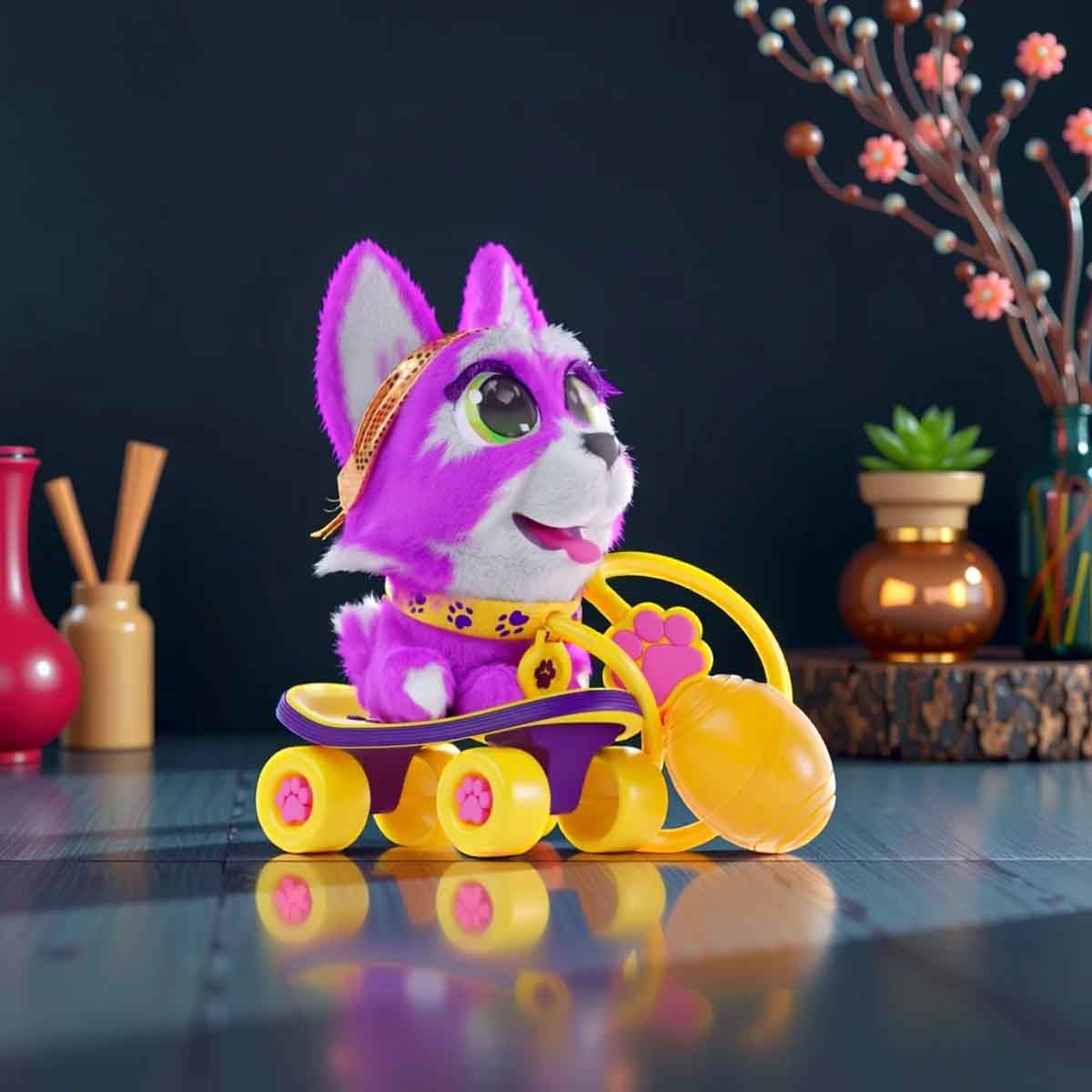 سبرنت تمثال جرو صغير سوبر ستيبل للتزلج باللون الأزرق للأطفال من عمر 0-2 سنة