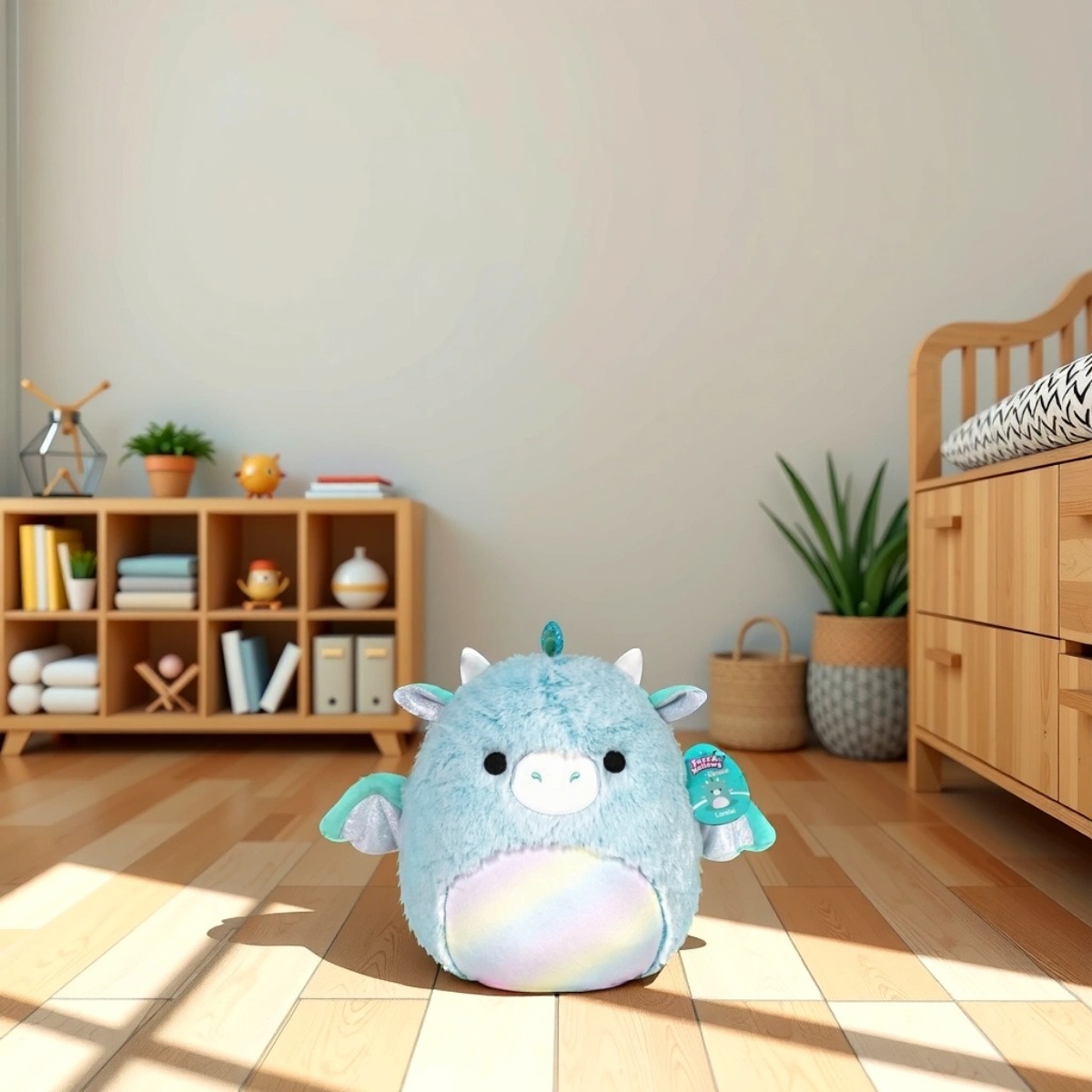 سكويشمالوز لعبة محشوة 12 إنش، لورلاي التنين، للجنسين، من عمر 3 إلى 4 سنوات