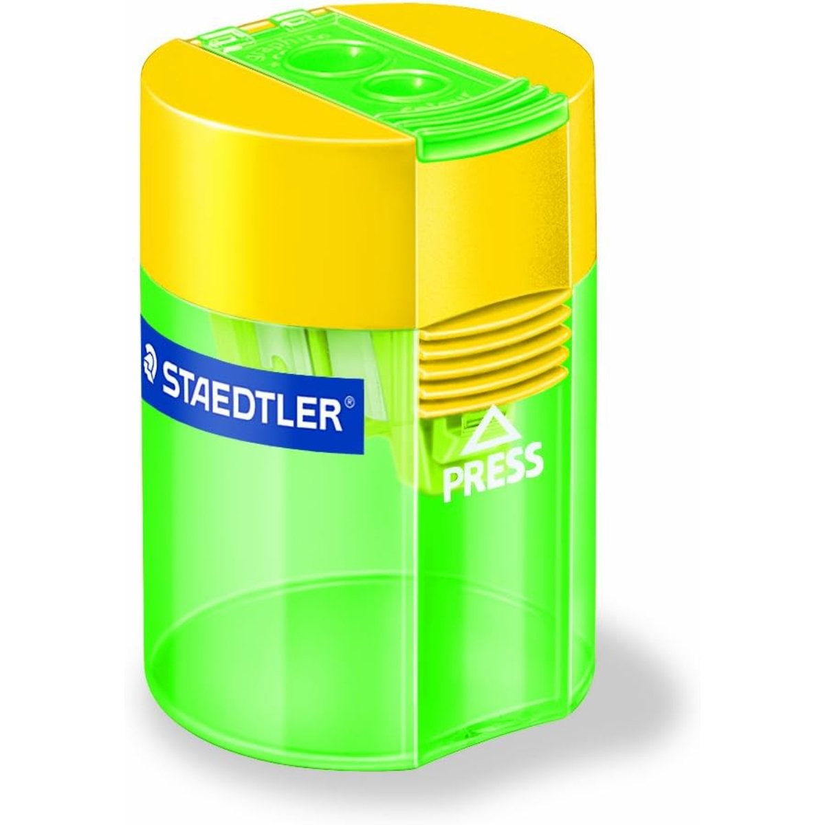 ستيدلر مبراة بغطاء بثقوب مزدوجة ألوان منوعة