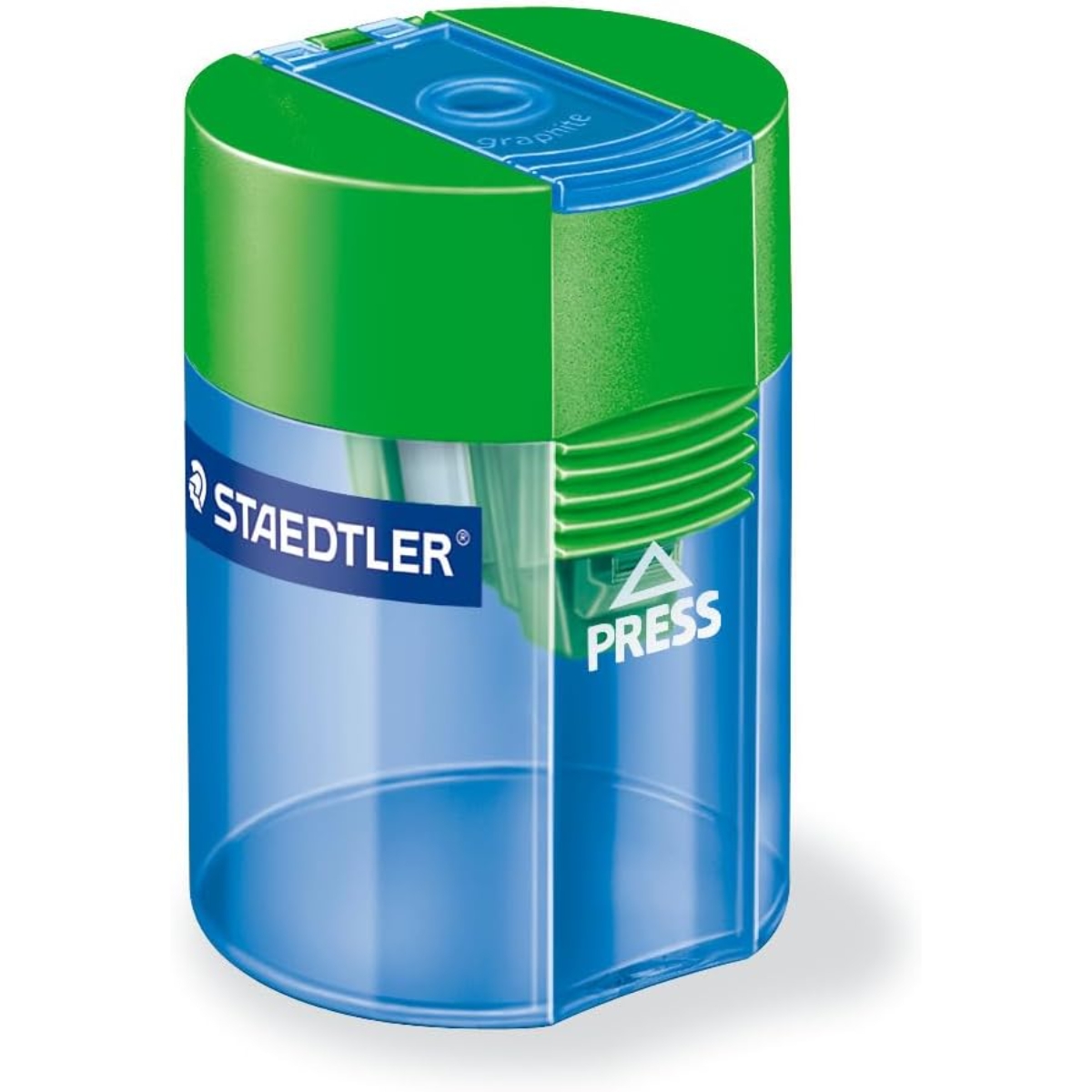 ستيدلر مبراة بغطاء بثقب واحد ألوان منوعة