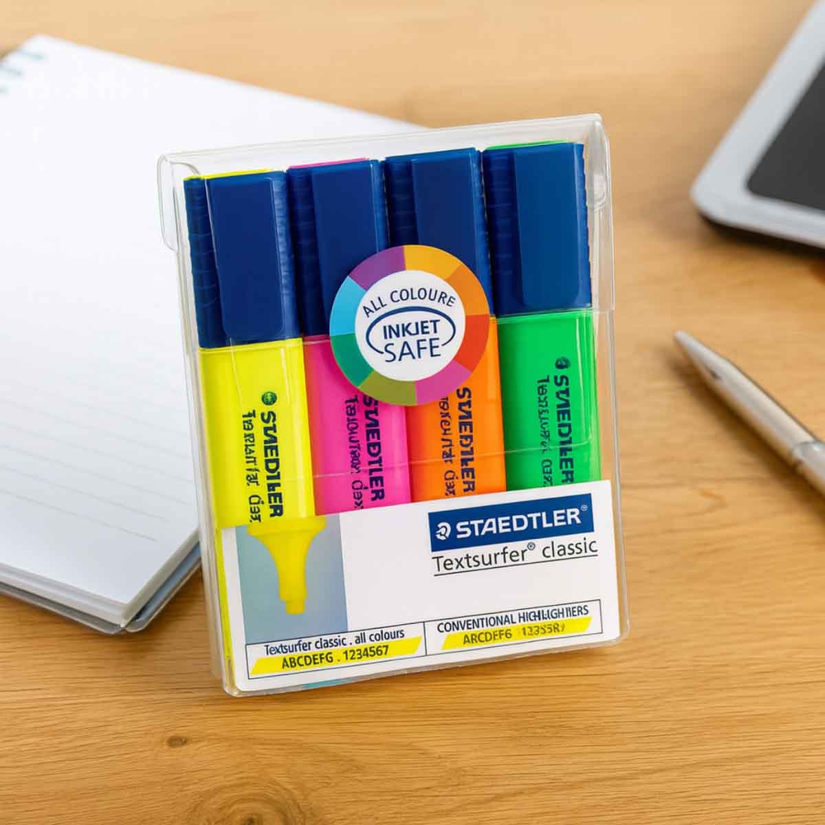 ستيدلر أقلام تمييز تكست سيرفر مجموعة من 4 (13+ سنة)