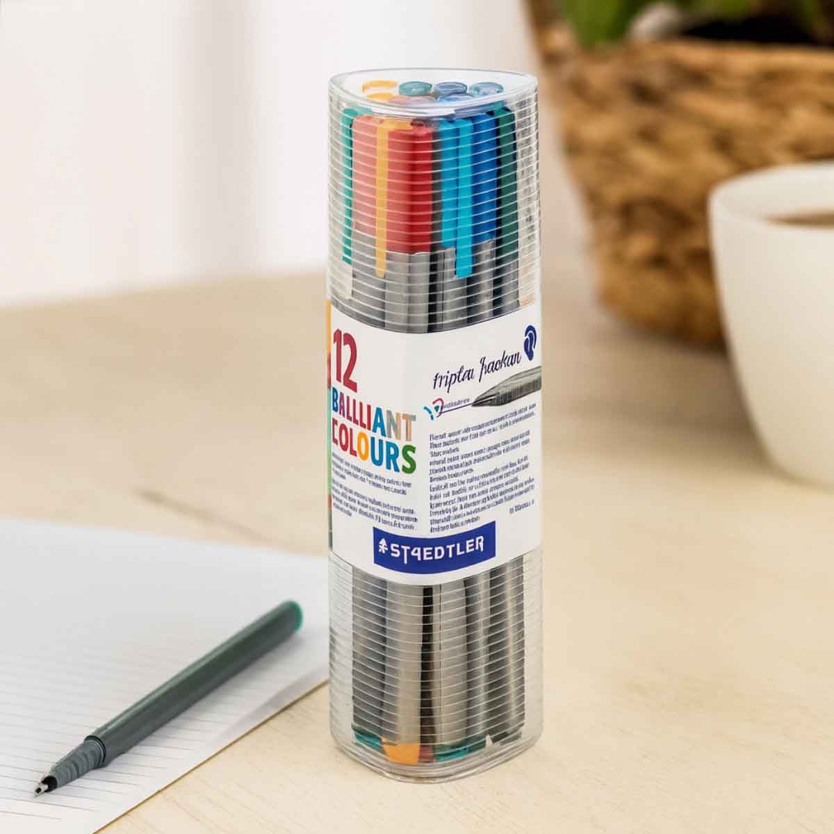 ستيدلر أقلام تريبلس فاينلاينر مجموعة من 12 (3-4 سنوات)