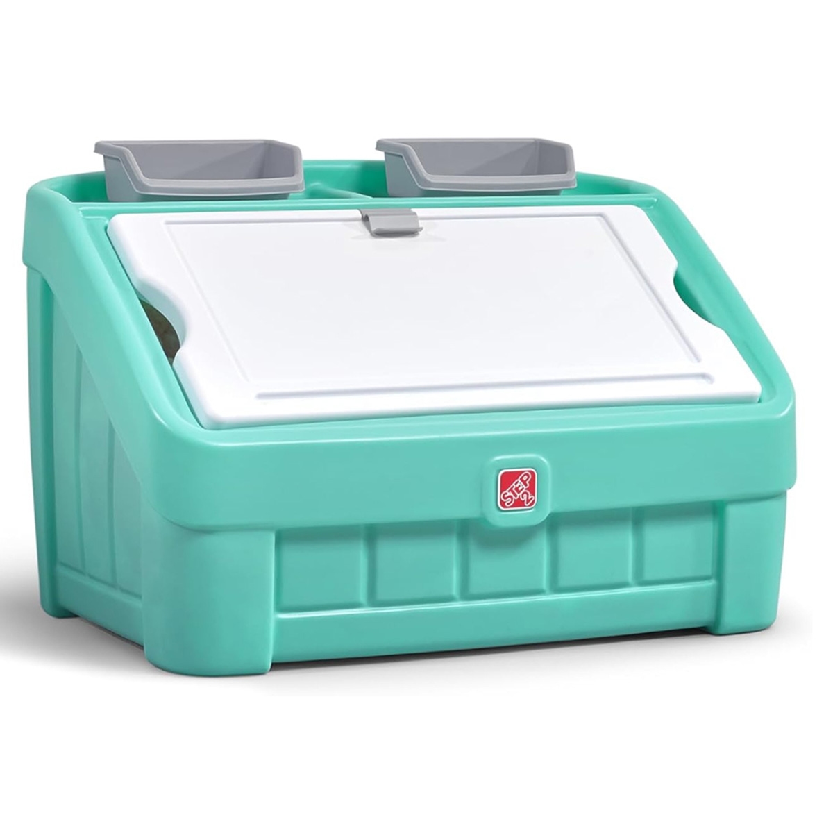 ستيب2 صندوق العاب 2 في 1 مع غطاء فني للجنسين، 3-4 سنوات