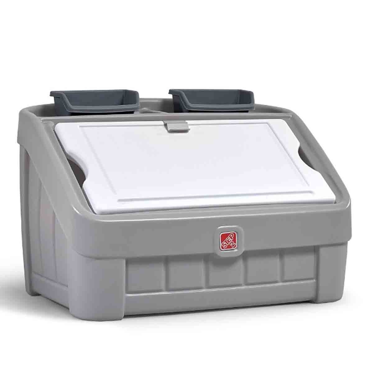 ستيب 2 صندوق العاب 2 في 1 مع غطاء رسم للجنسين، 3-4 سنوات